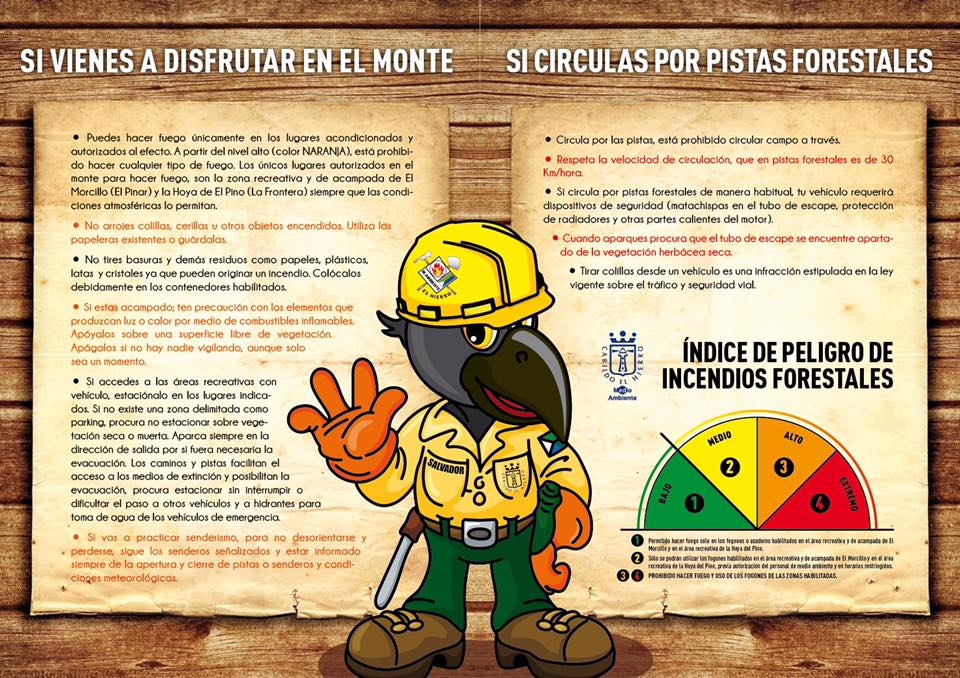 “Salvador” una mascota para concienciar en la prevención de incendios forestales