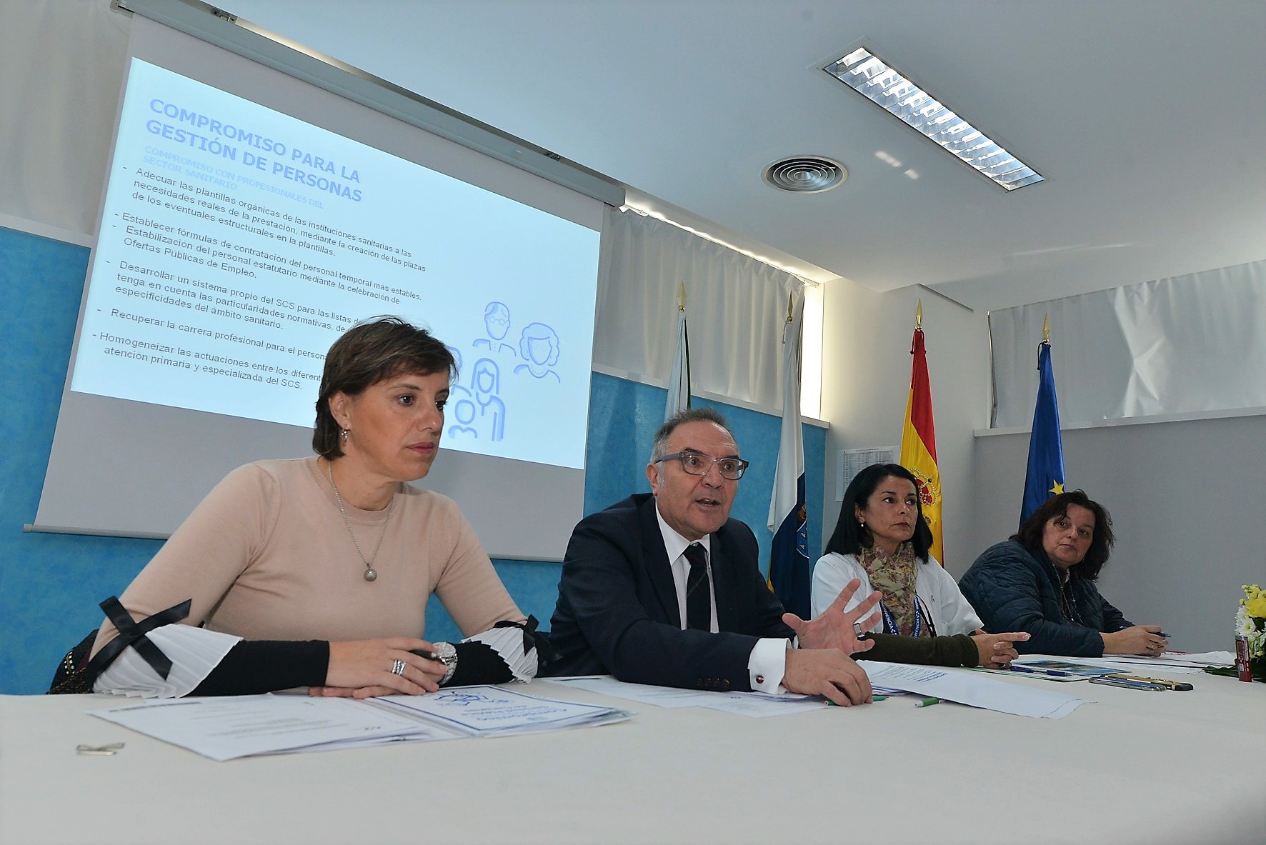 Baltar presenta al Consejo de Salud de El Hierro el Compromiso para la mejora de la Sanidad Pública de Canarias