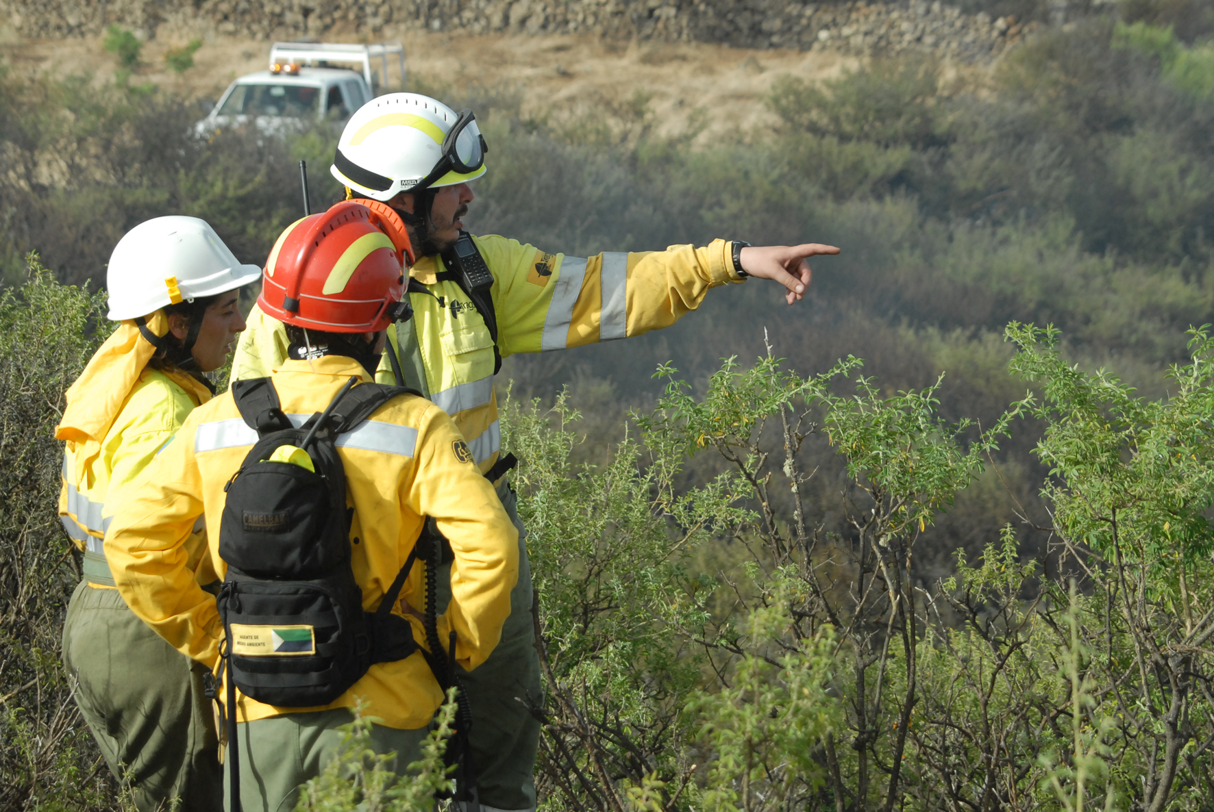 Una brigada de intervención en incendios forestales con base en El Hierro se desplaza a Gran Canaria