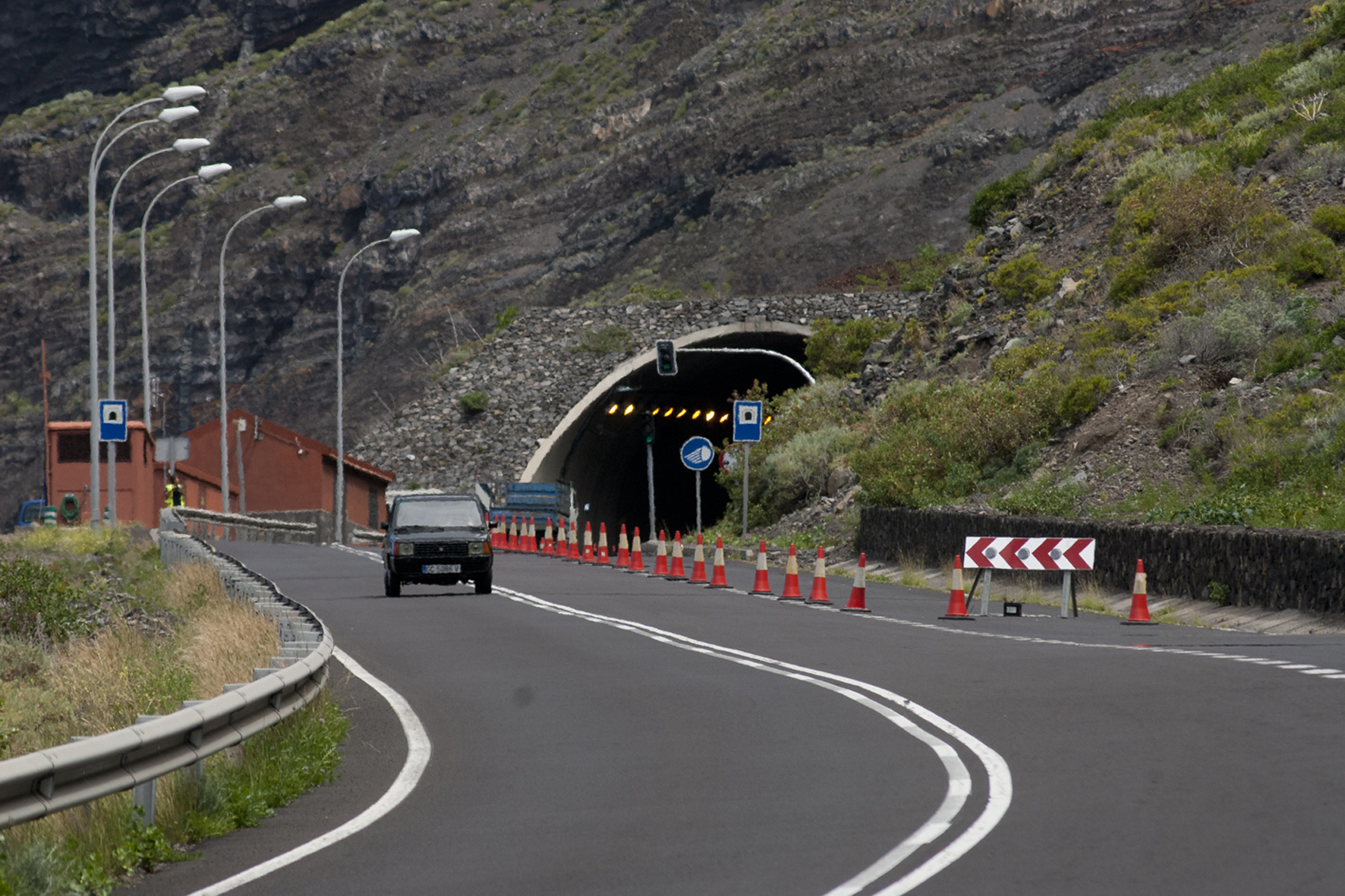 Se intensifica los trabajos de emergencia en el túnel de Los Roquillos a parir del próximo lunes
