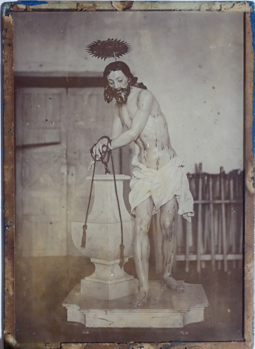 La imagen de Cristo a la columna fotografiada por Matías Padrón Padrón (1854-1926)