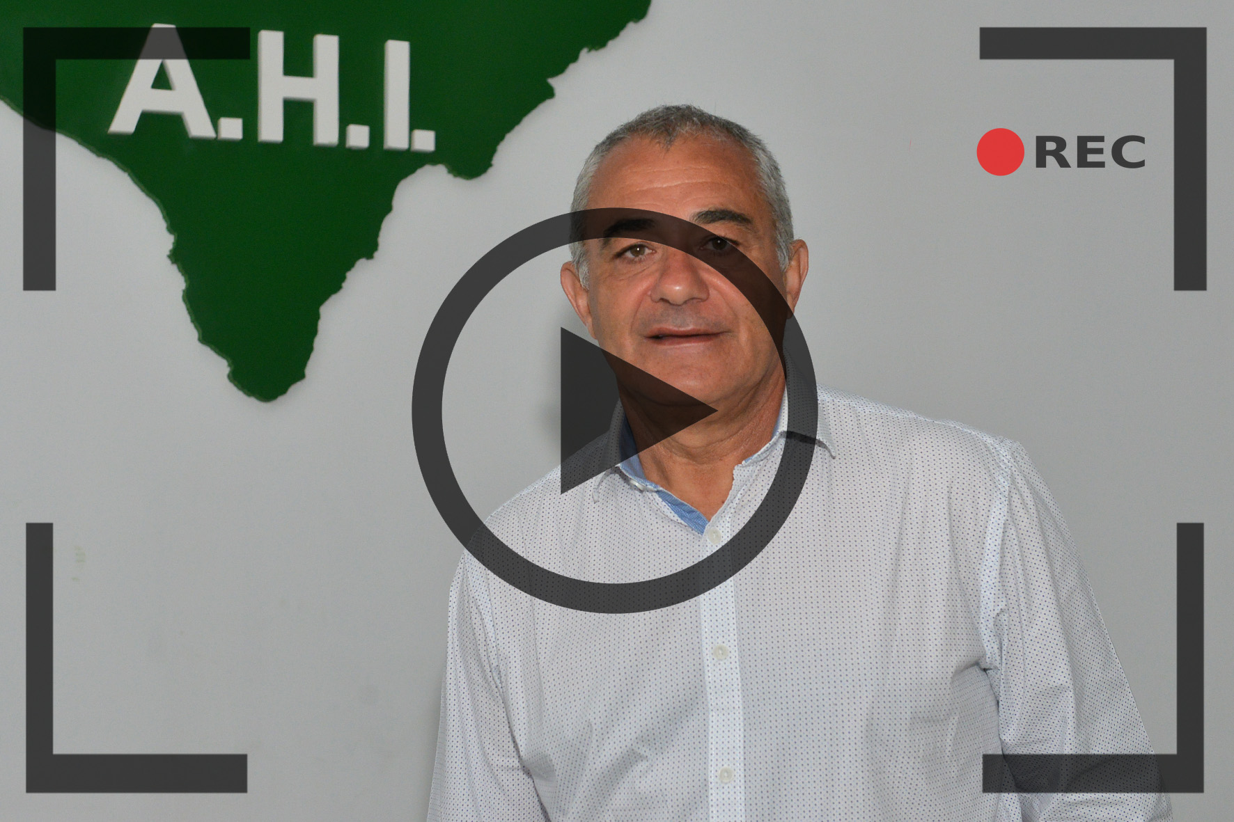 Javier Armas, candidato al Cabildo de El Hierro, por Agrupación Herreña Independiente (AHI).
