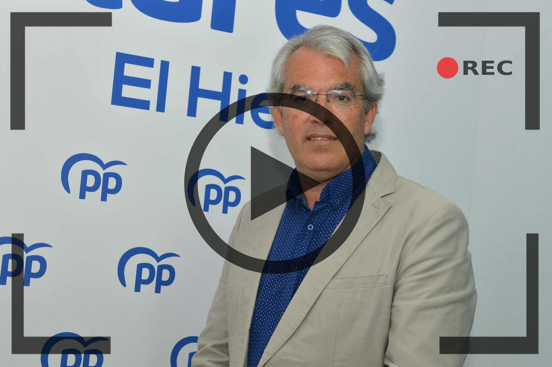 Rubén Armiche, candidato al Cabildo de El Hierro, por Partido Popular (PP).