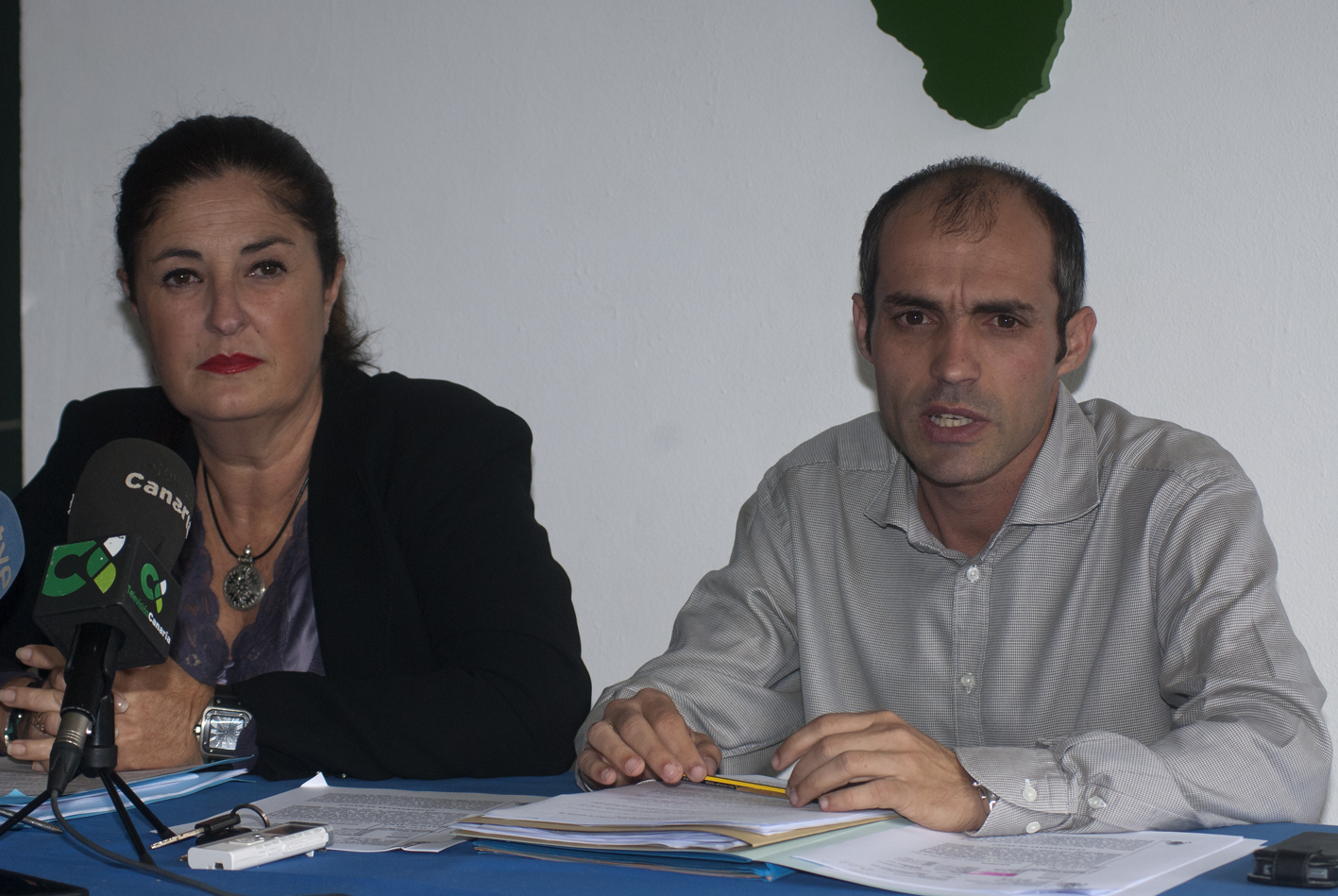 Los diputados regionales de AHI contrarios a la reforma de Ley Electoral Canaria