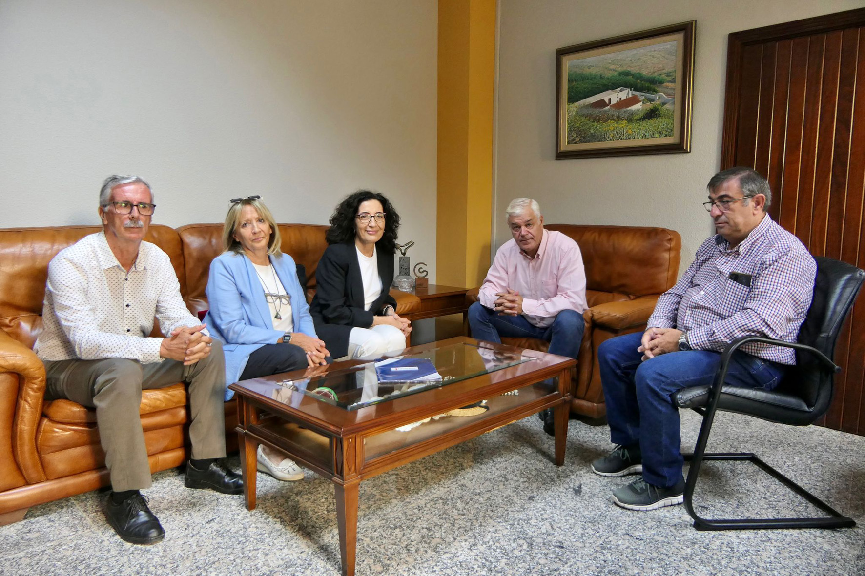 Armas se reúne con la presidenta nacional de Cruz Roja para evaluar la crisis migratoria en El Hierro