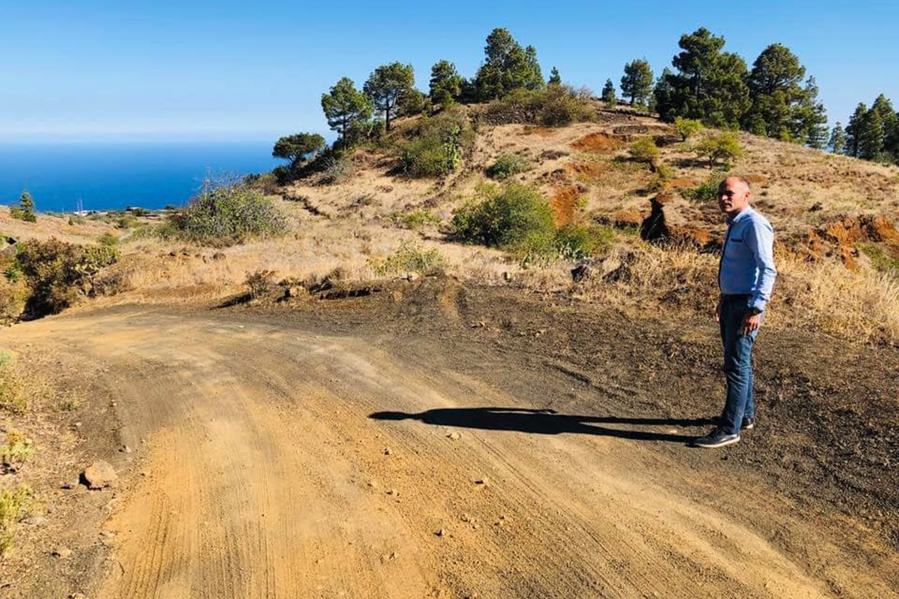 El Cabildo adjudica la mejora de la pista agrícola de Los Valles en El Pinar