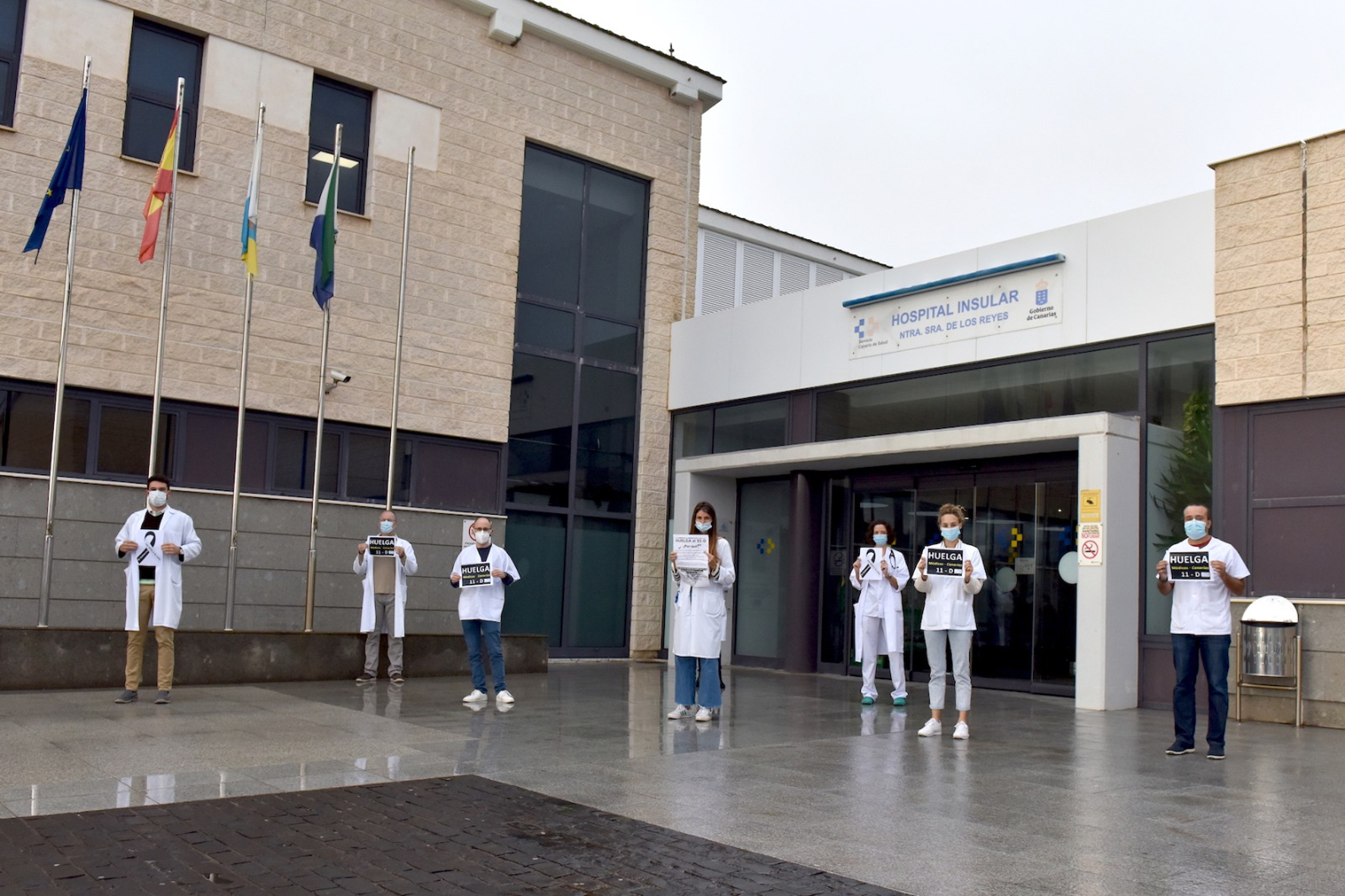 Médicos del Hospital Insular protestan contra la temporalidad en las contrataciones