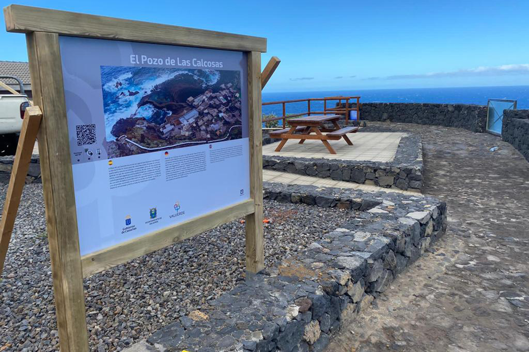 Valverde instala señalización con información de interés turístico en zona de interés del municipio