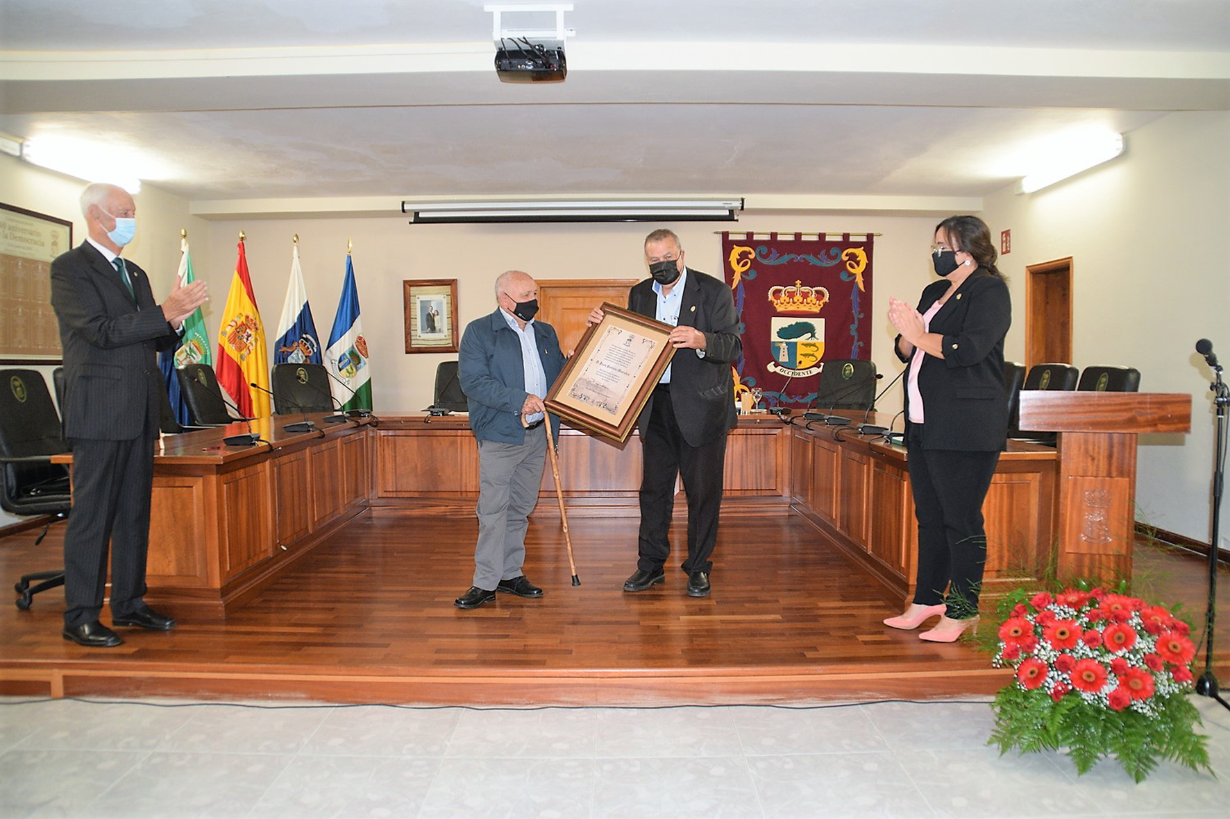Carmelo Padrón Morales toma posesión como Cronista oficial del Municipio de La Frontera