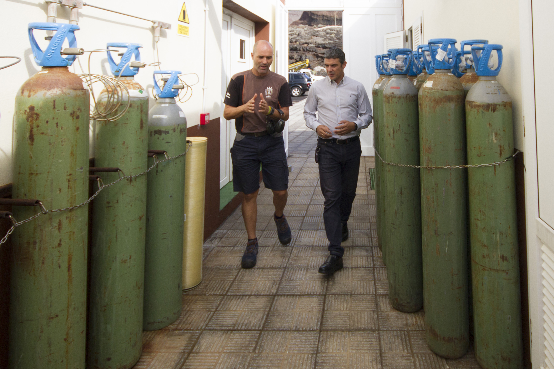 Las obras de mejora de la desaladora de La Restinga incrementarán su capacidad y el abastecimiento de agua