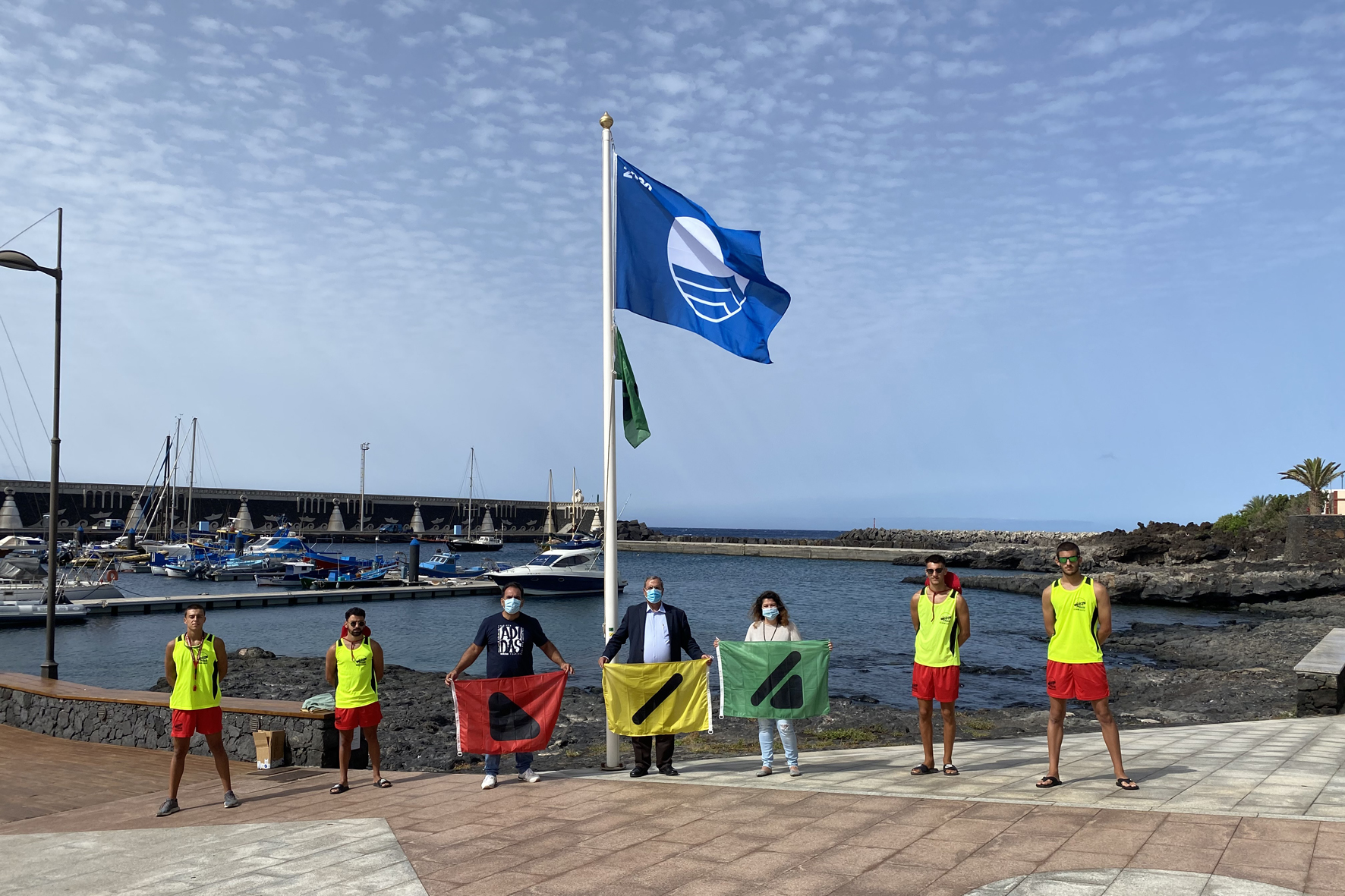 La Restinga iza por cuarto año consecutivo la Bandera Azul