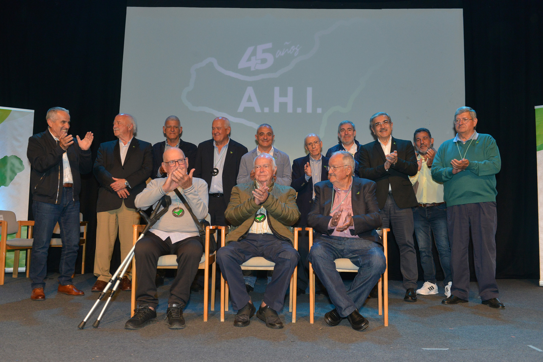 Fundadores, afiliados y simpatizantes celebraron los 45 años de la AHI