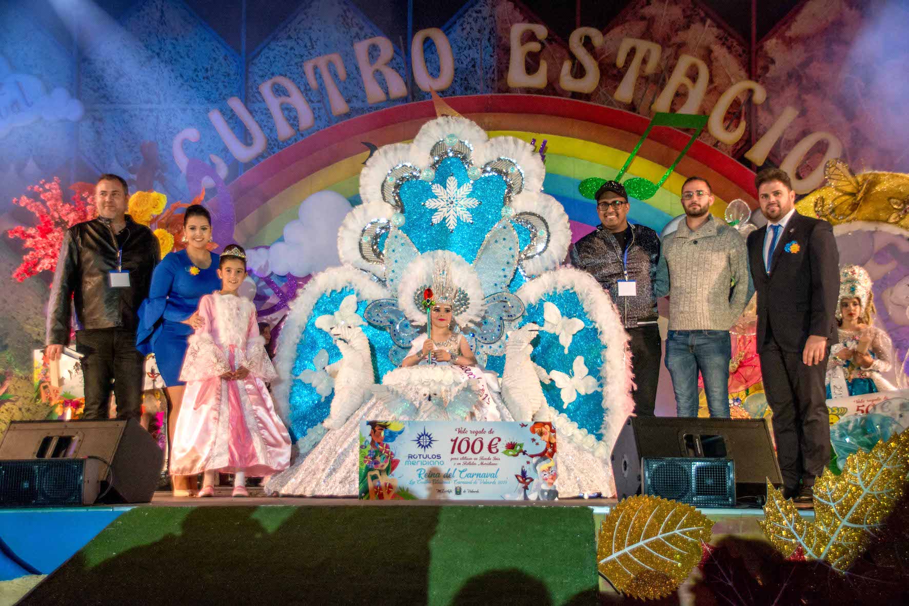 Camila Padrón La Regina, de 5 años, Reina del Carnaval de Valverde 2019