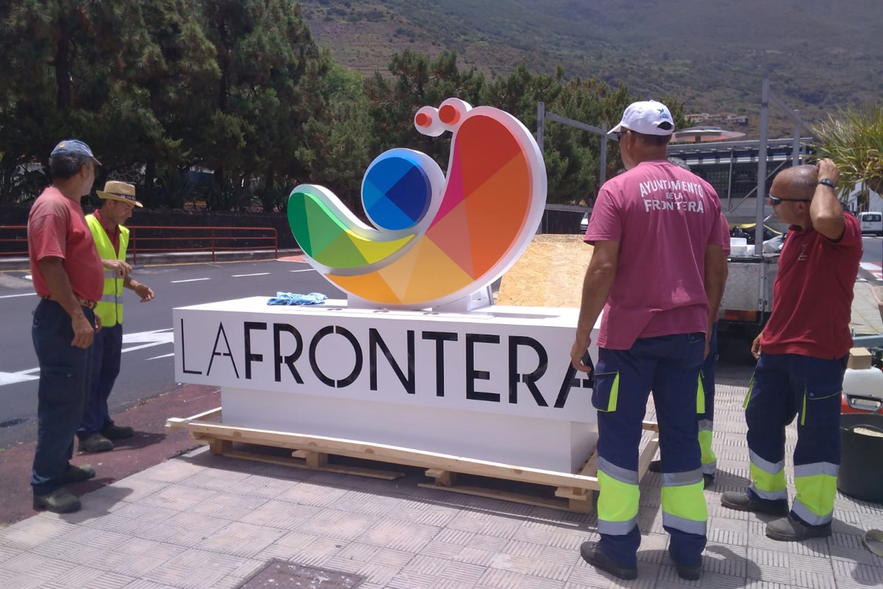 La Frontera instala su Logotipo Turístico para dar bienvenida a los que visitan el municipio