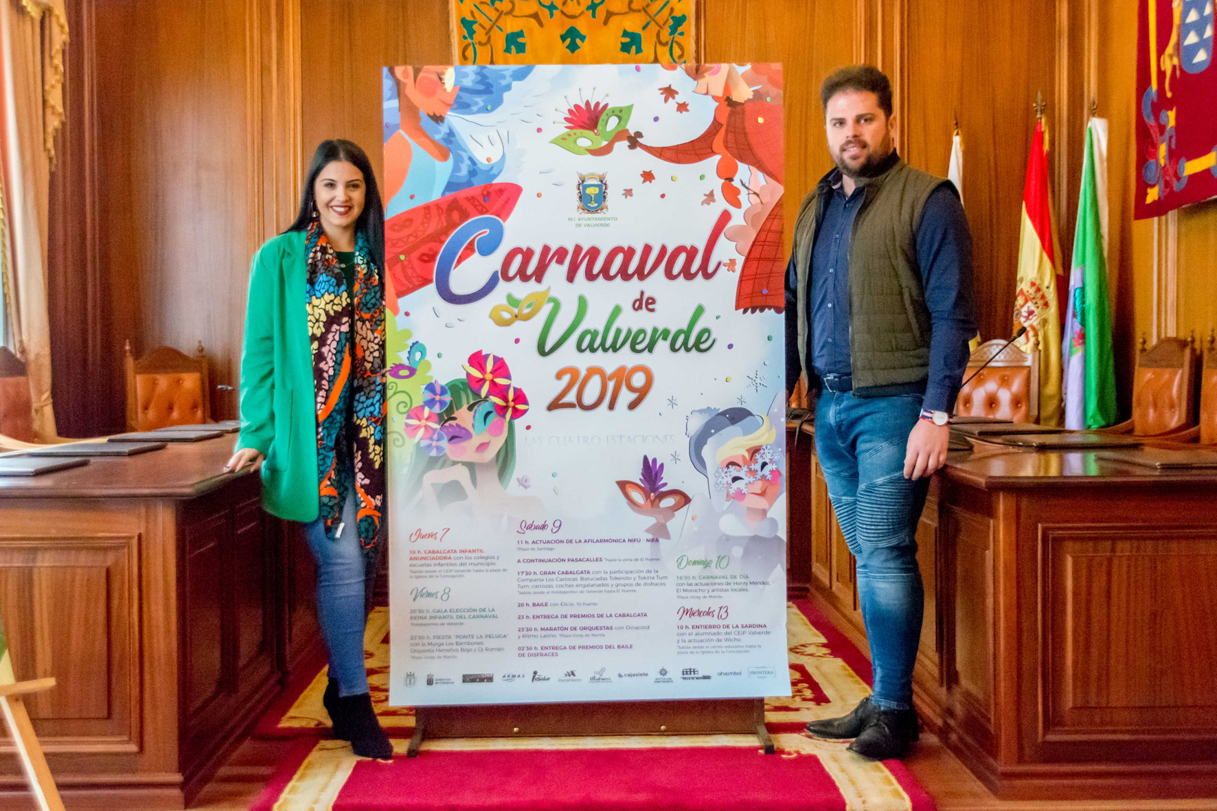 Valverde presenta la programación del Carnaval 2019