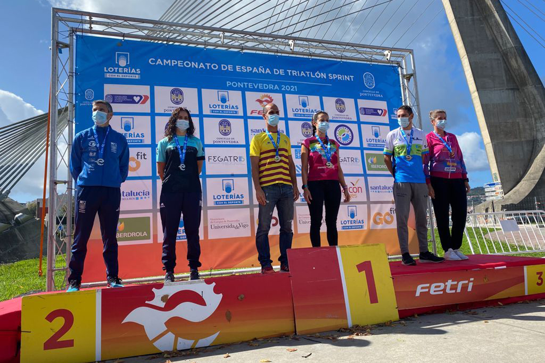 El triatleta herreño Cristian Martín Guerrero se proclama campeón de España de triatlón Sprint 40-44 años