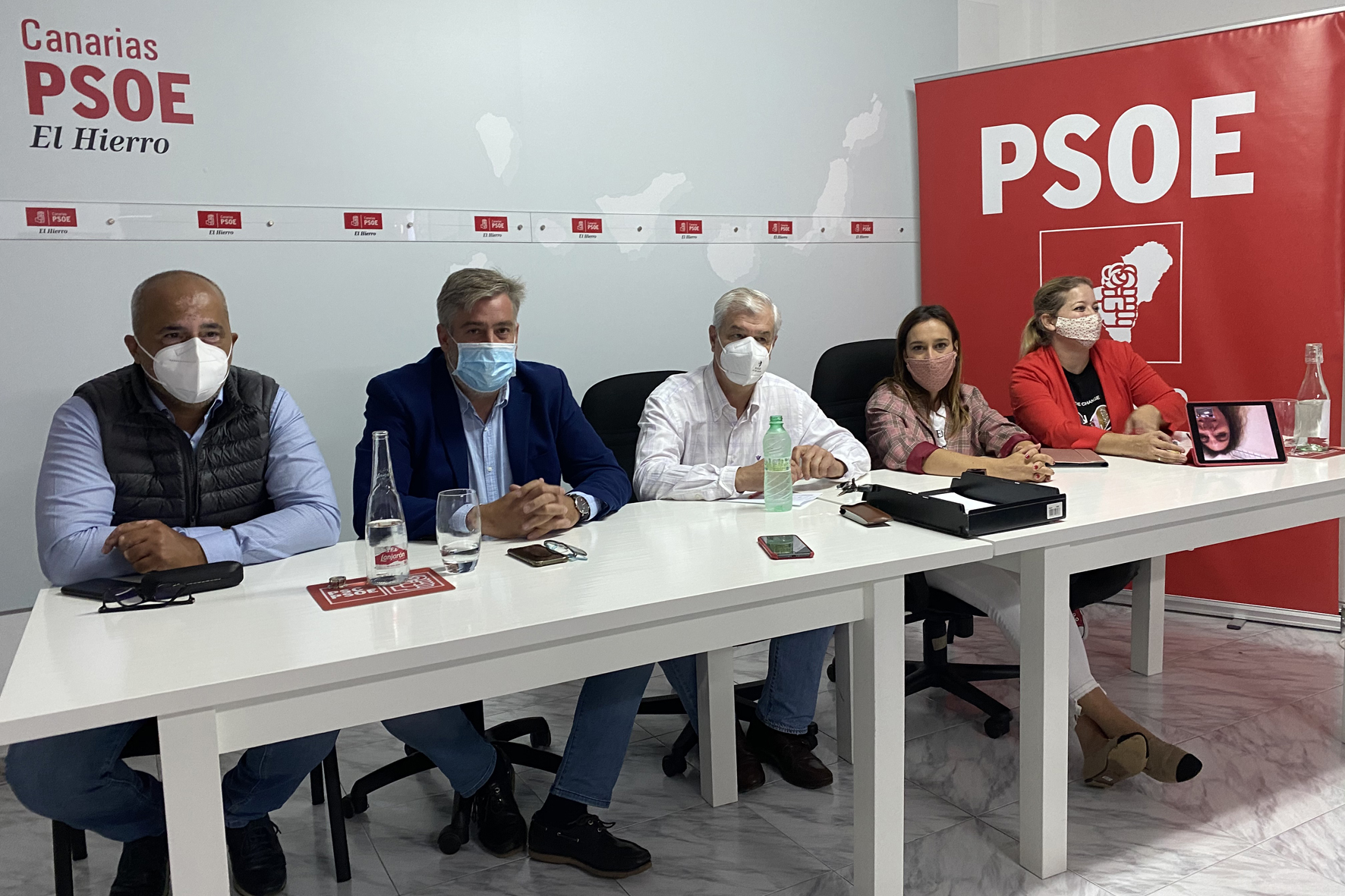 La dirección regional del PSOE inicia en El Hierro una ronda de visitas a las agrupaciones insulares