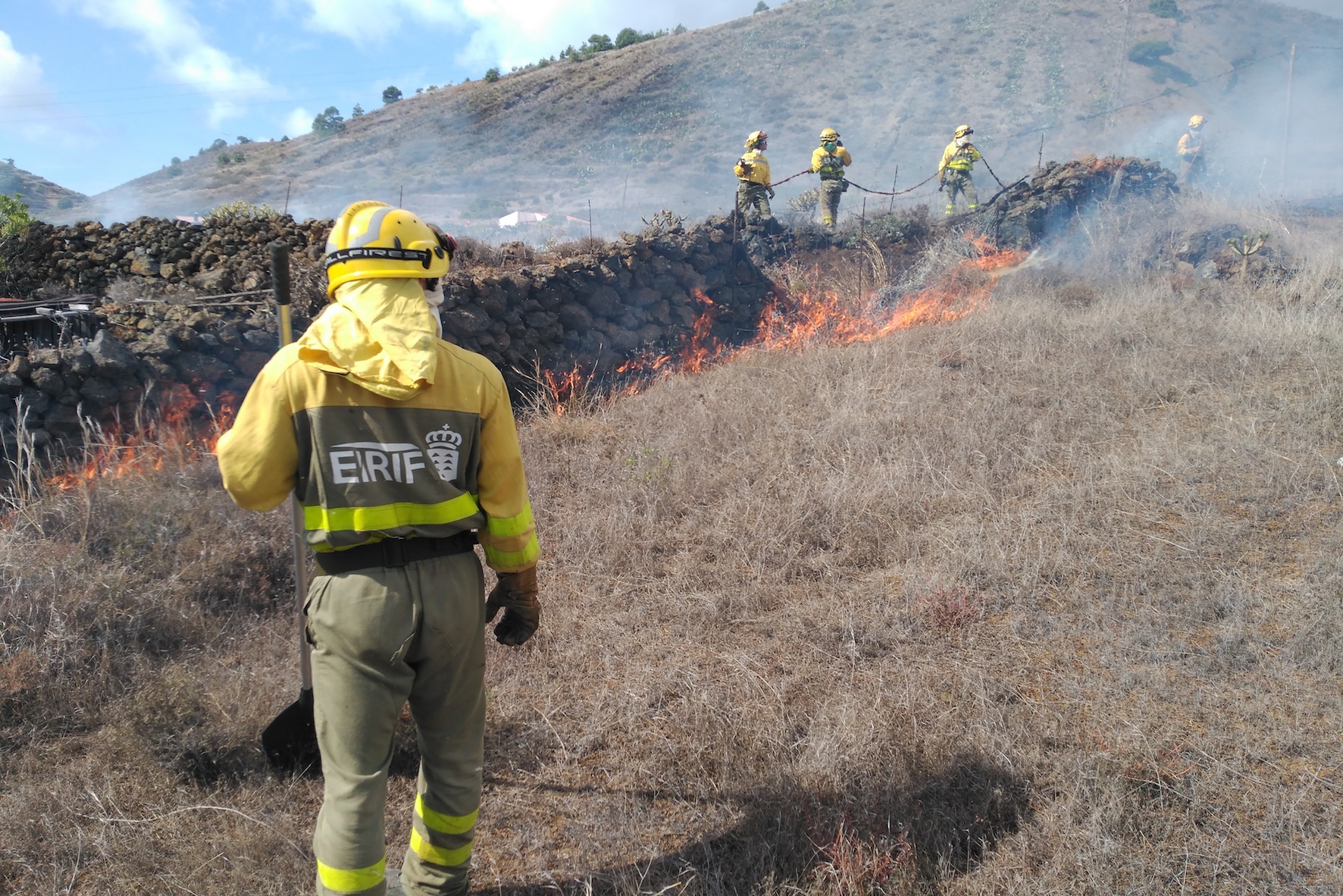 El EIRIF de El Hierro participa en las quemas prescritas para la prevención de incendios forestales