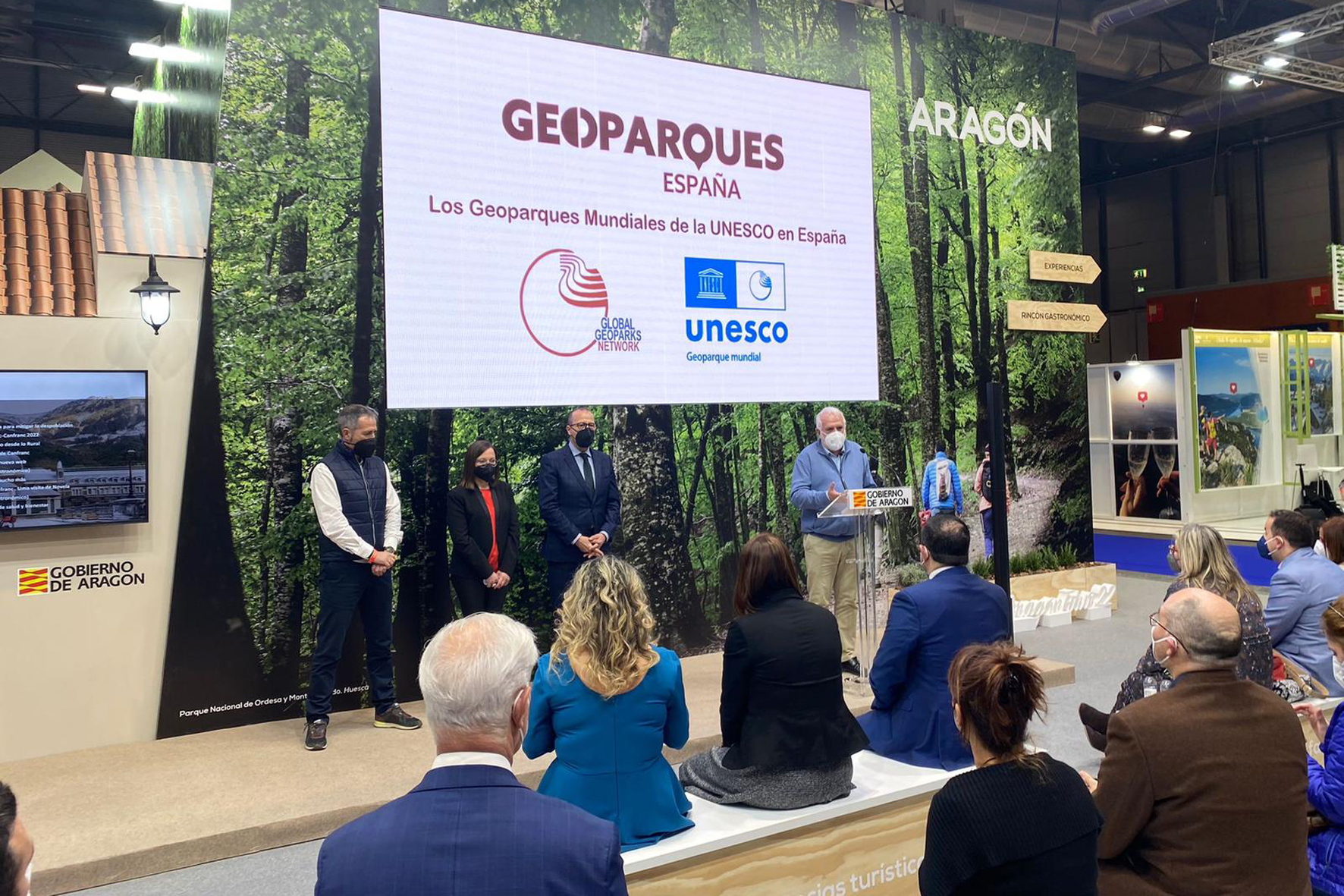 Geoparque El Hierro asiste en FITUR a la presentación de la web corporativa de Geoparques de España de la UNESCO
