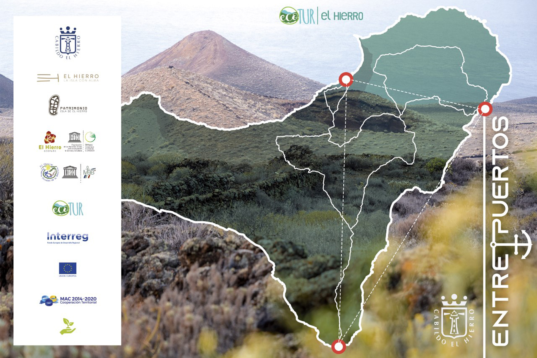 El Cabildo de El Hierro publica una ecoguía digital para aficionados al senderismo