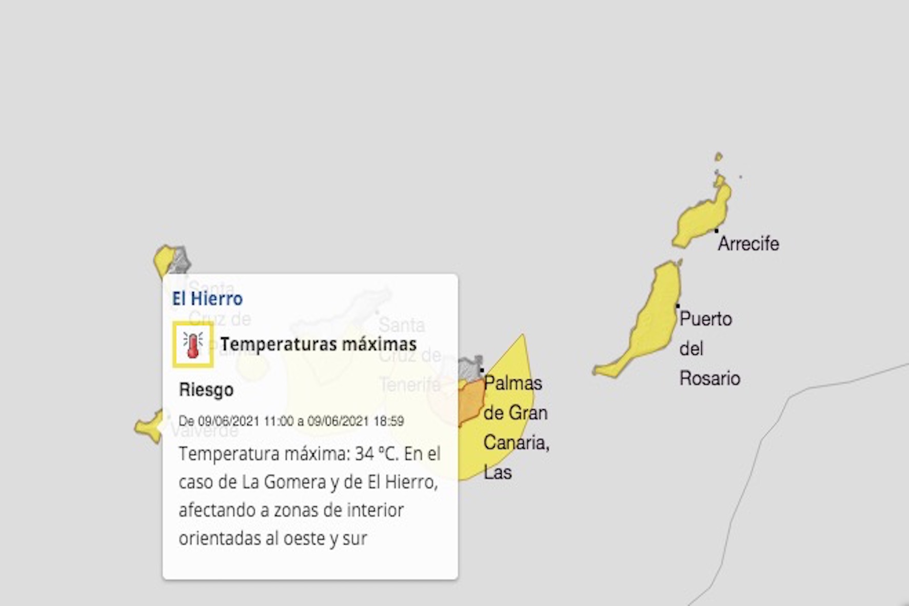Importante subida de las temperaturas para este miércoles, podrían alcanzar los 34º