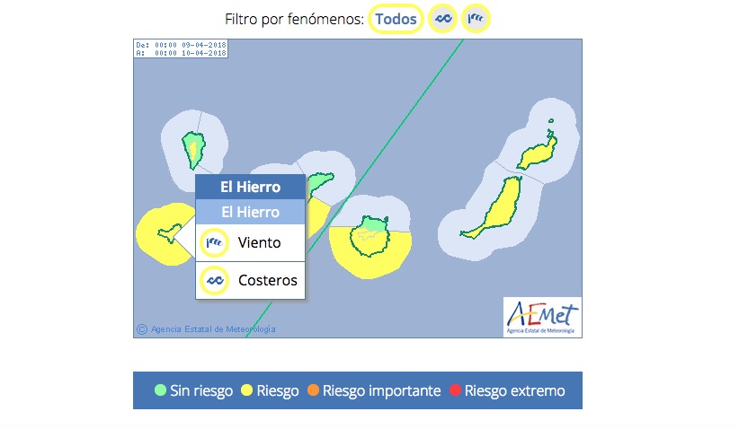 Viento de hasta 75 km/h para las próximas jornadas