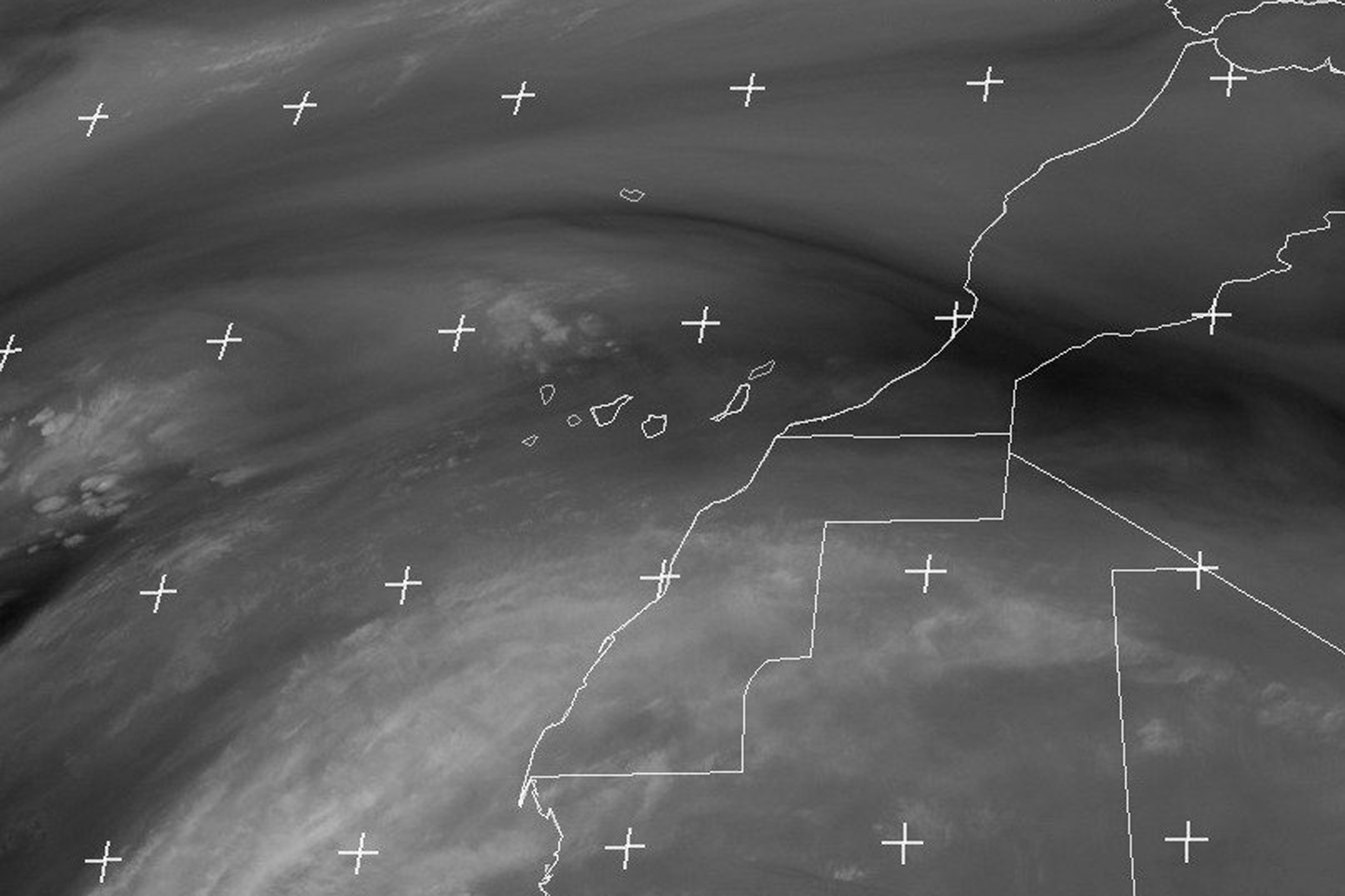 Intervalos de nubes medias y altas hoy en El Hierro