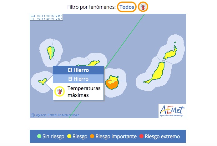 En las próximas horas subirán las temperaturas