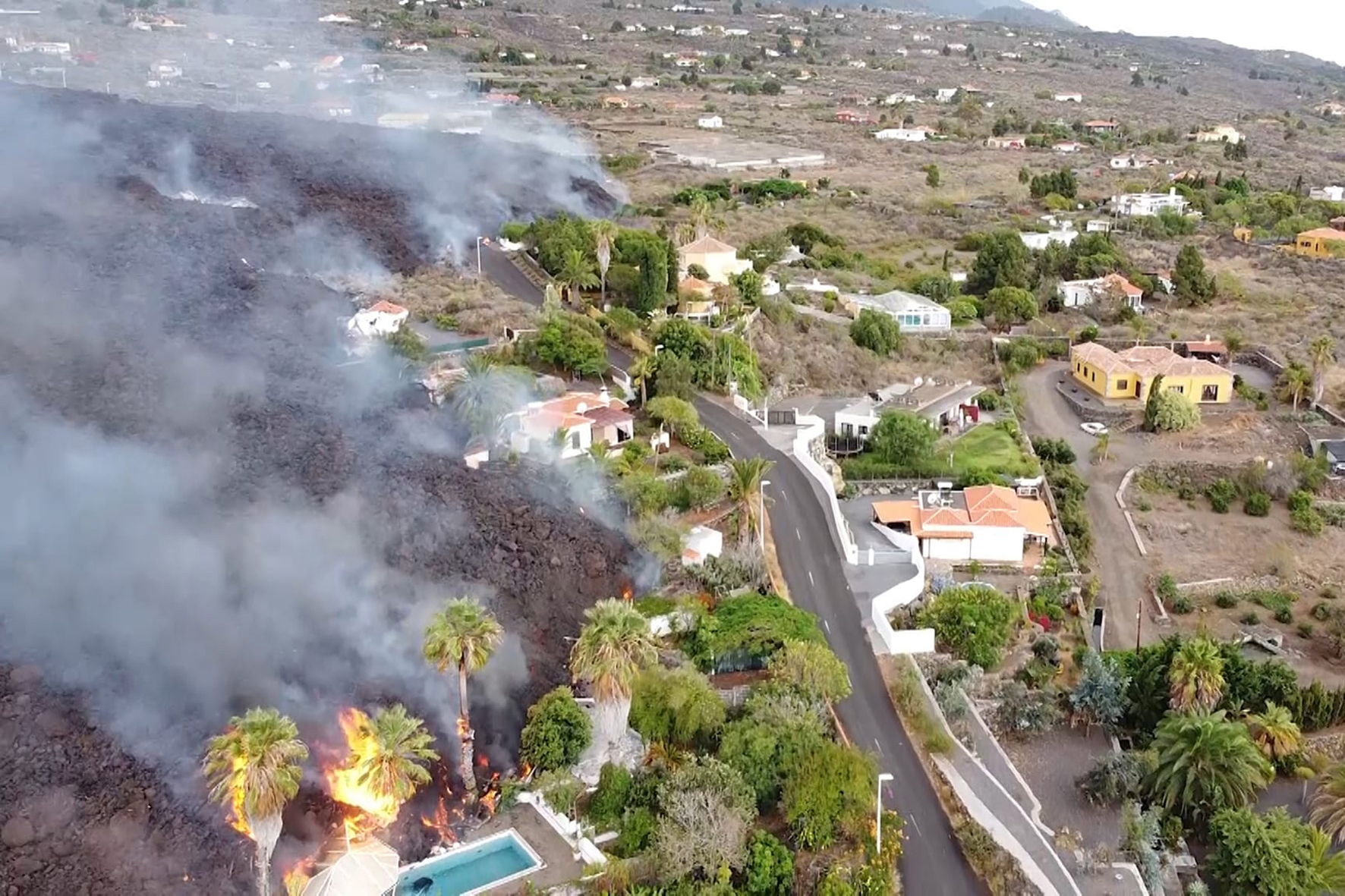 El Cabildo elevará a Pleno una declaración institucional de apoyo a la isla de La Palma con motivo de la crisis volcánica