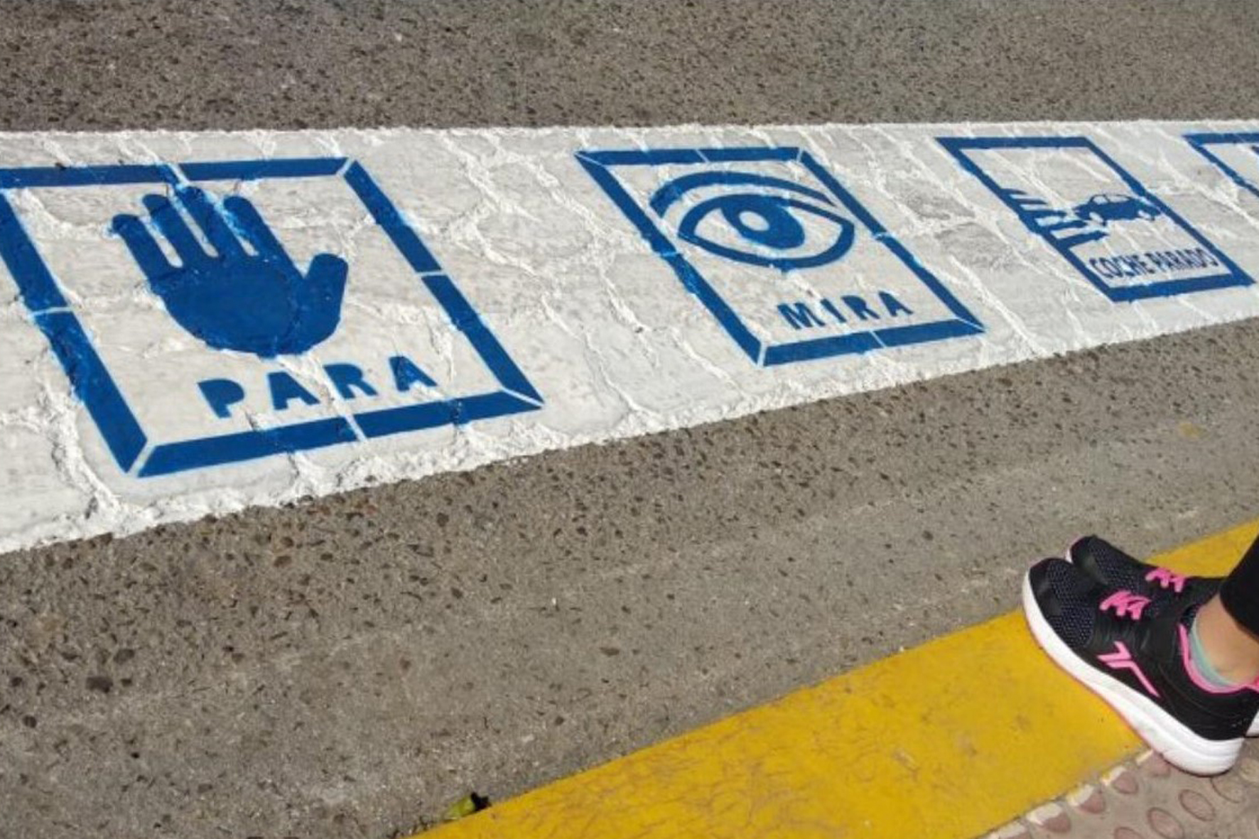El Pinar incluirá pictogramas en los pasos de peatones para ayudar a la autonomía de los autistas
