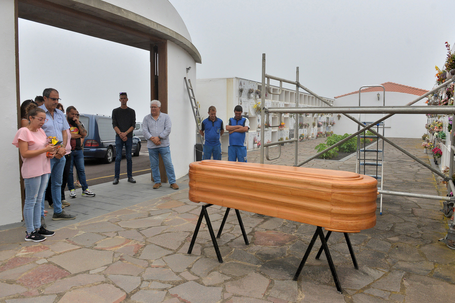 Hoy ha sido inhumado en el inmigrante que falleció en la tarde de ayer en el Hospital Insular de El Hierro