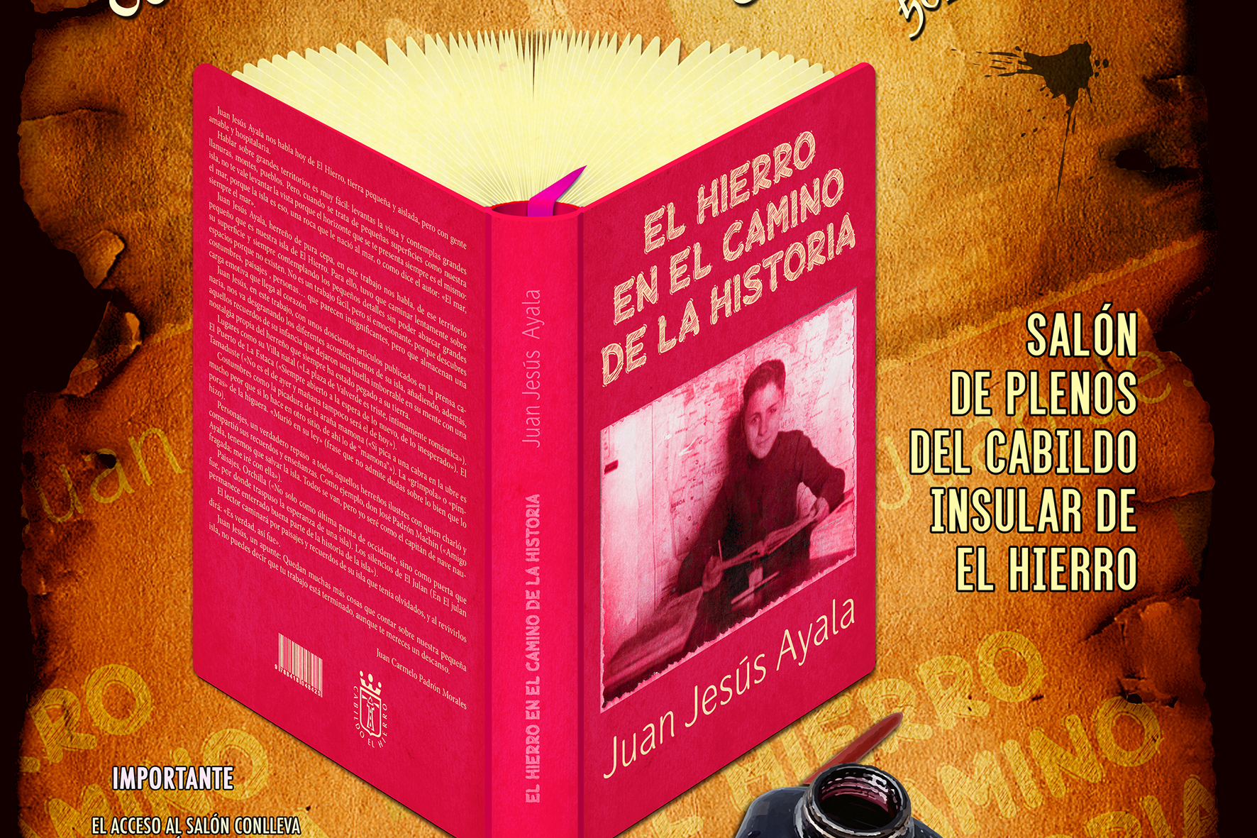 Juan Jesús Ayala presenta el libro “El Hierro en el camino de la historia”