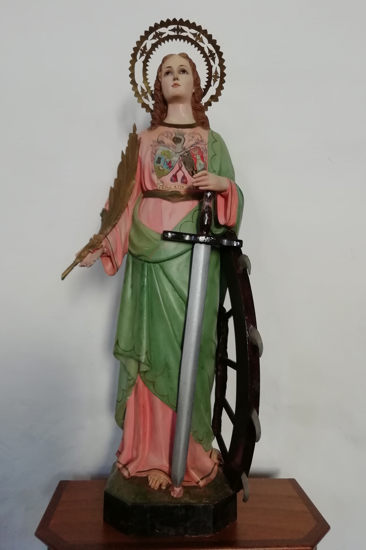 Fig. 1 Santa Catalina de Alejandría década de los veinte treinta del s. XX