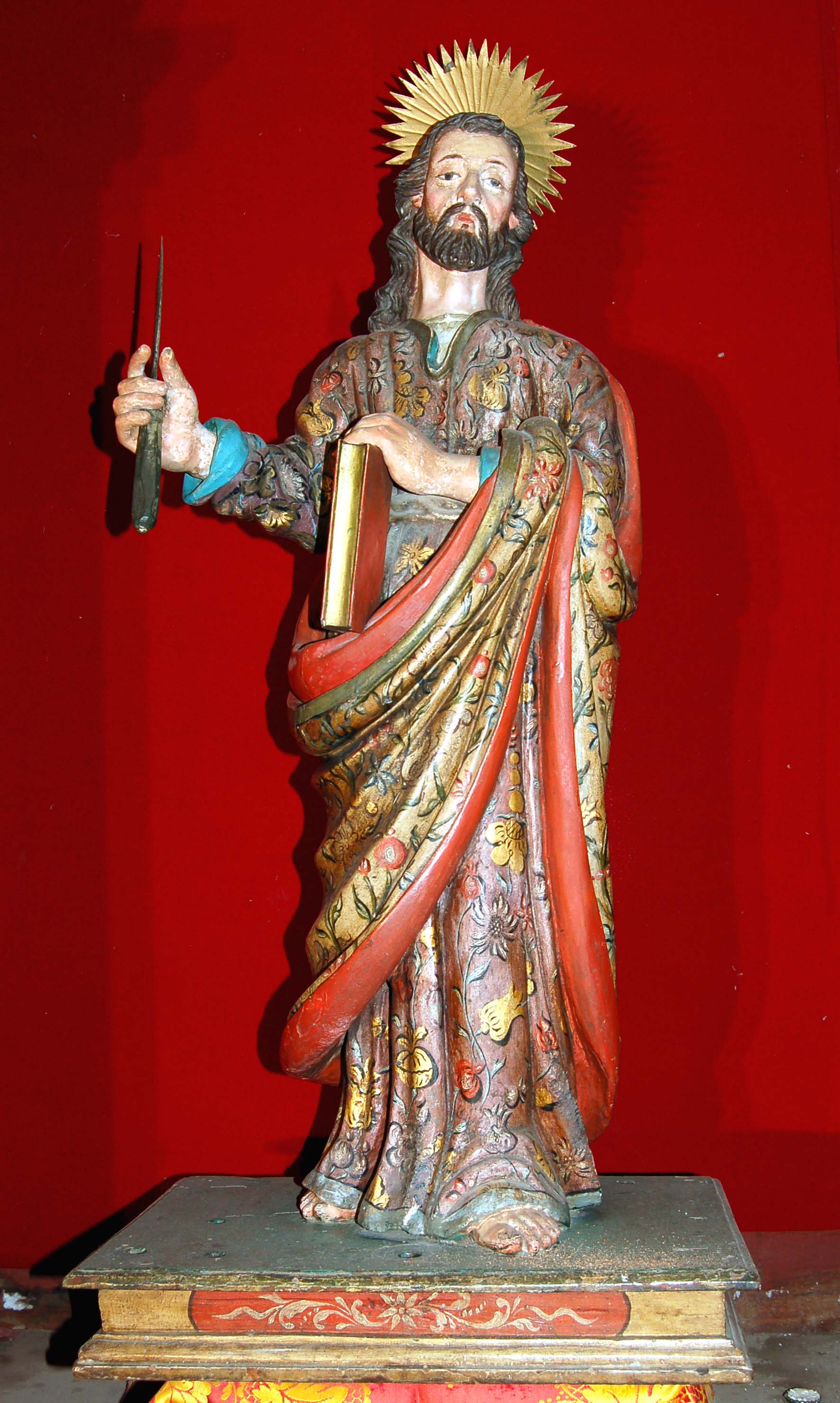 Fig. 2 San Bartolomé antes de la restauración Foto Eusebio Díaz Fleitas