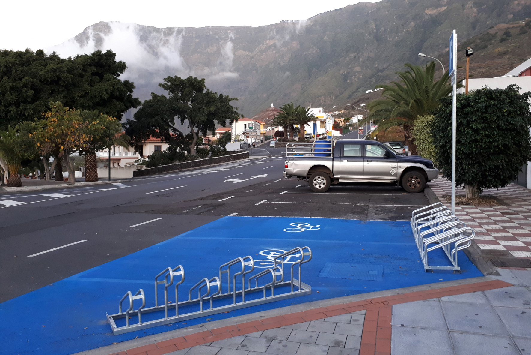 La Frontera instala zonas acotadas para aparcamiento de bicicletas en el municipio