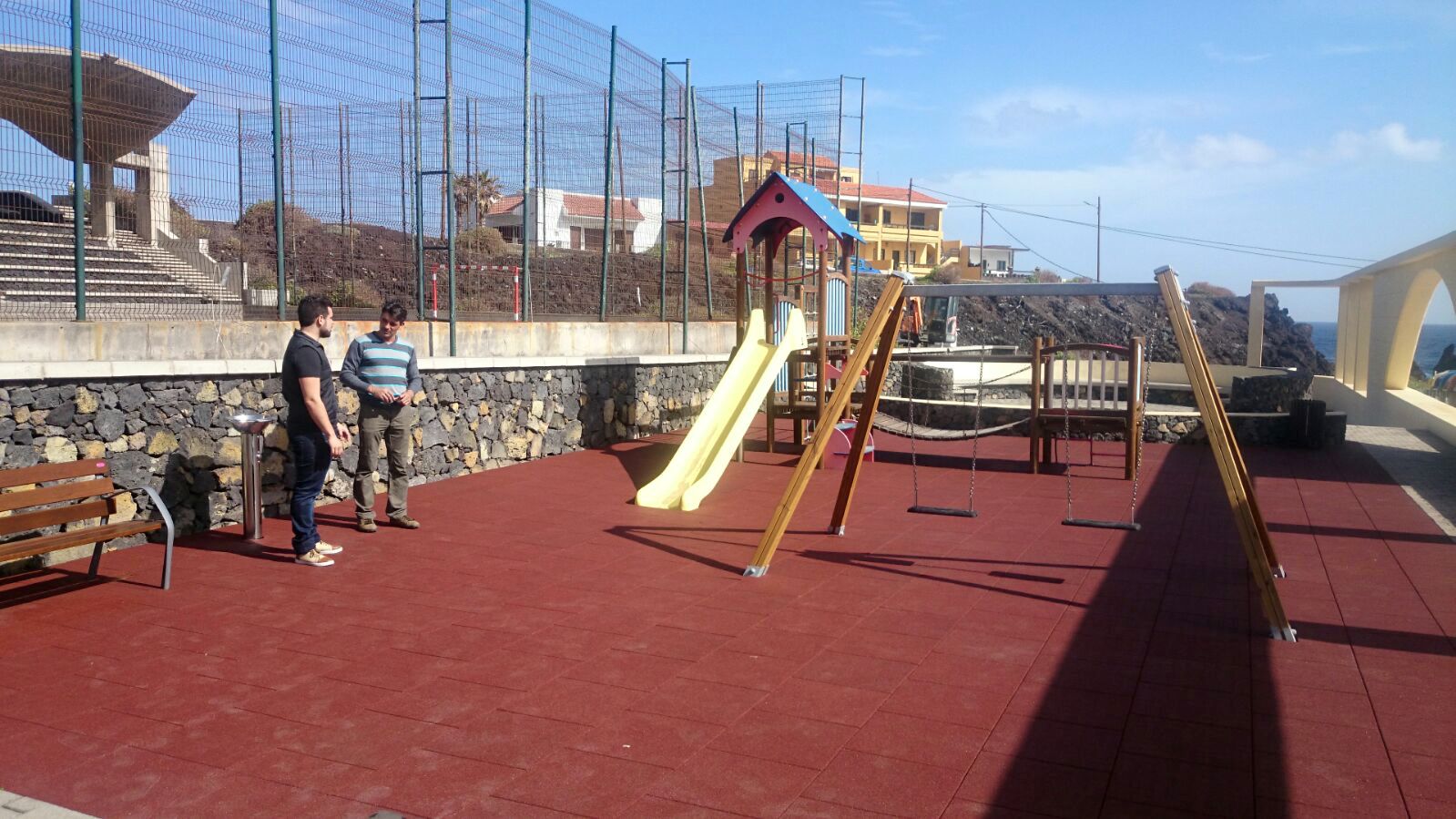 Valverde finaliza las obras del parque infantil de El Tamaduste