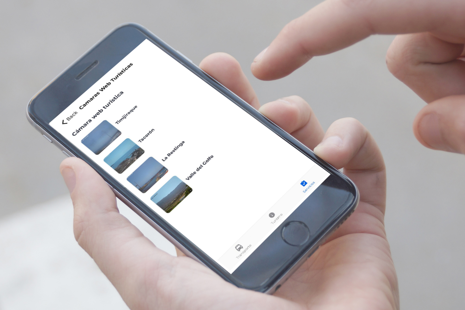 La App “El Hierro Smart Island” permite a los ciudadanos notificar incidencias, ver el estado del tiempo o acceder a las cámaras instaladas en puntos de la Isla