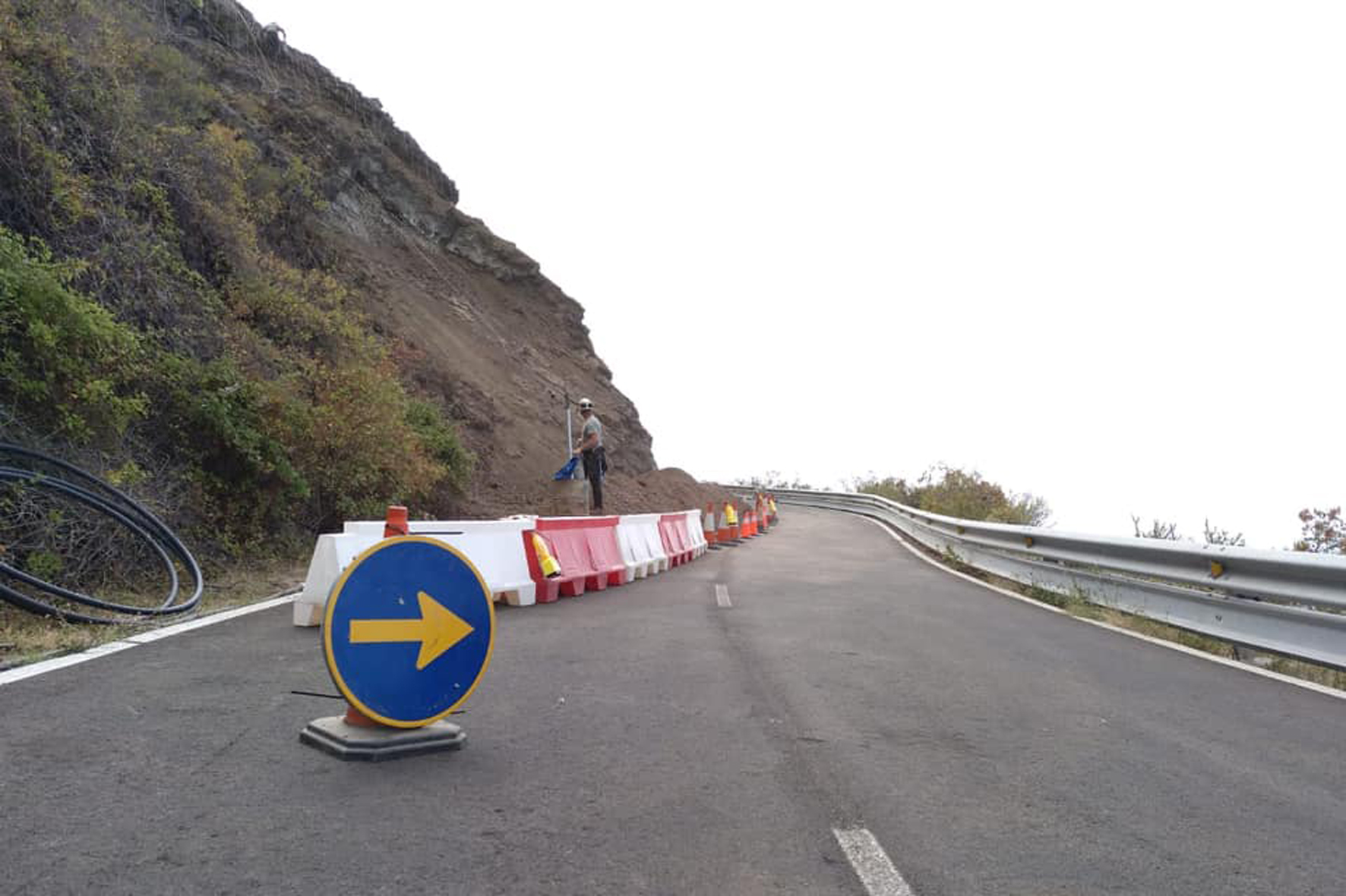 Se reabre al trafico la carretera Los Llanillos Sabinosa HI-50