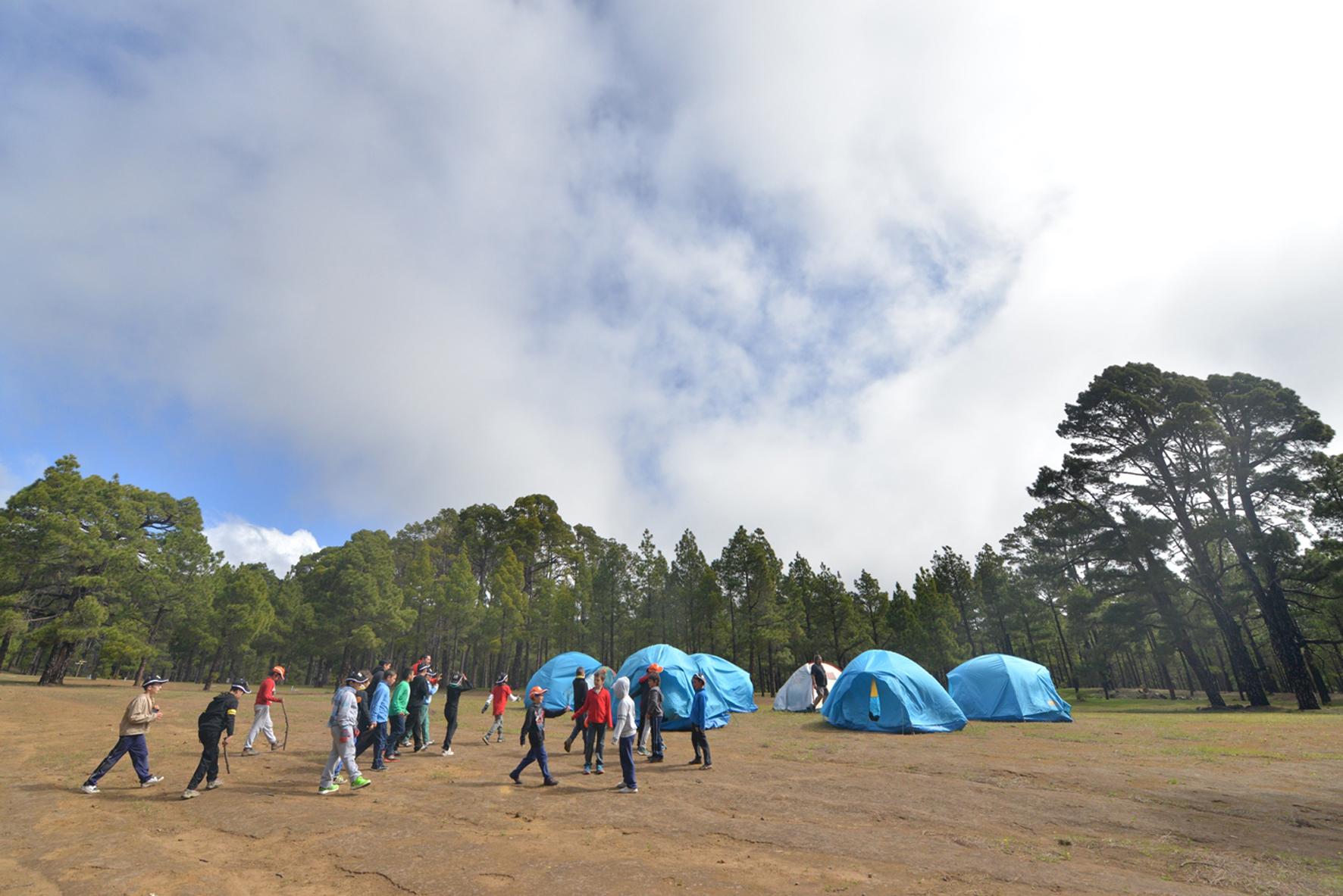 Los escolares herreños se congregarán en la Hoya del Morcillo en la 7ª Acampada Bimbachitxs