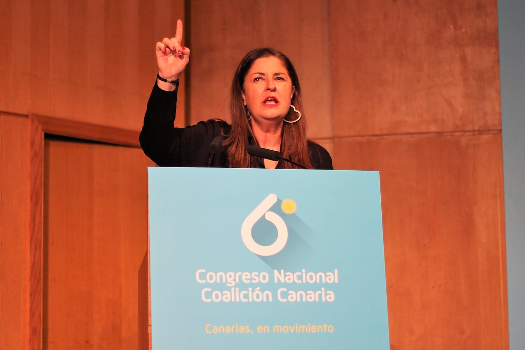 Allende aboga por el incremento del autogobierno en Canarias en el VI congreso nacional de CC