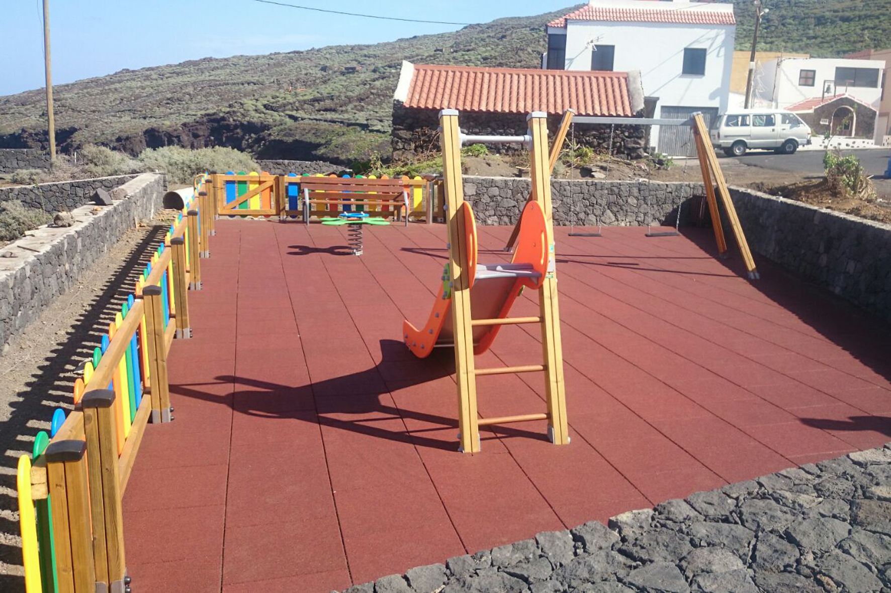 Valverde finaliza el parque infantil del Pozo de las Calcosas