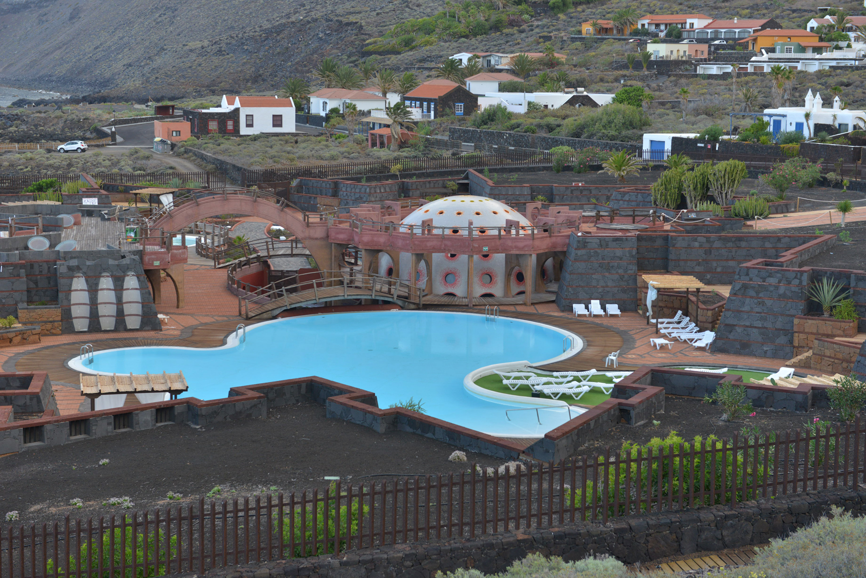 Roban el sistema de bombeo de las piscinas Cascadas de Mar