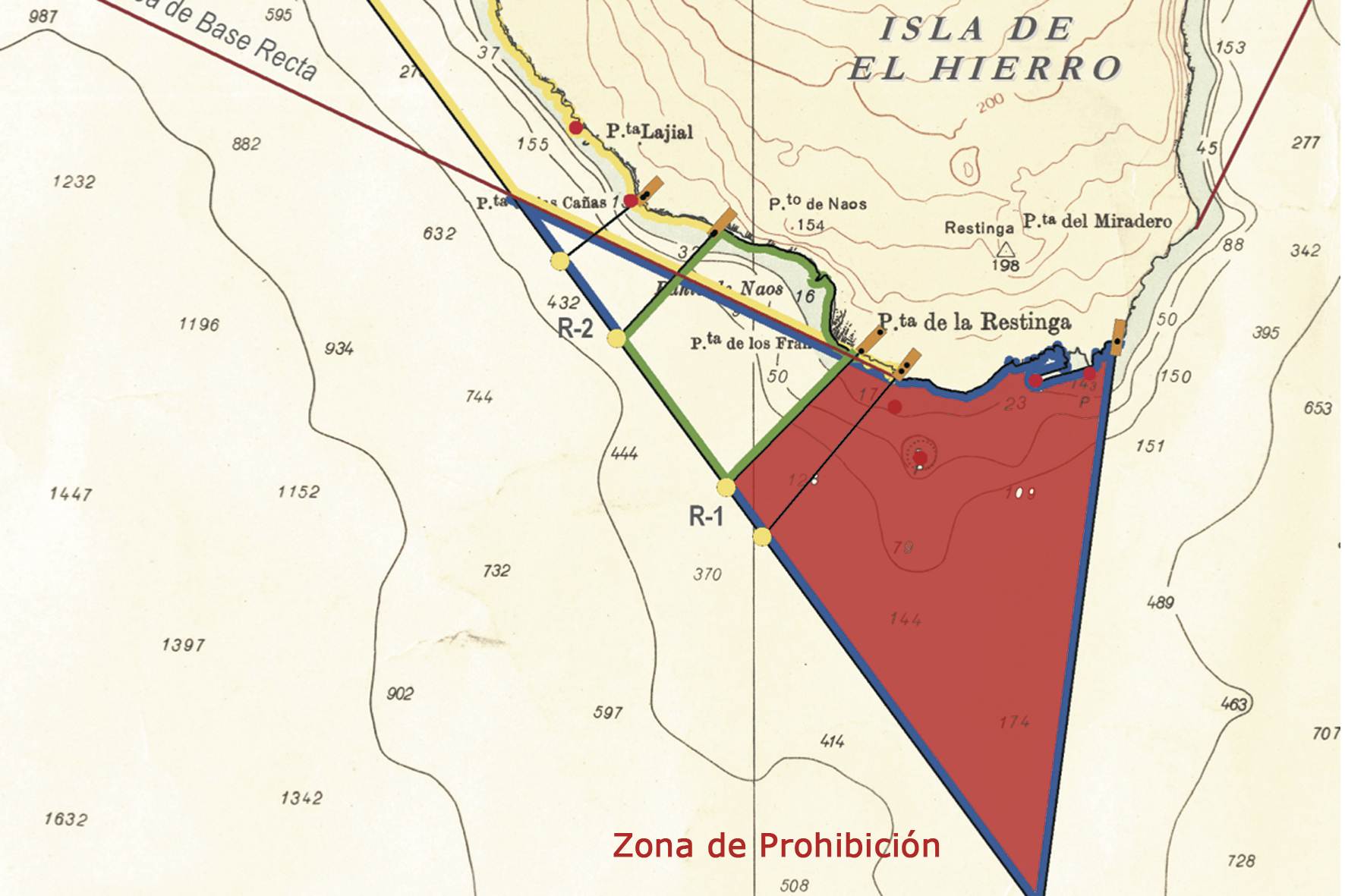 Se prohibe cautelarmente la pesca recreativa con caña desde tierra en la zona Este de La Reserva Marina