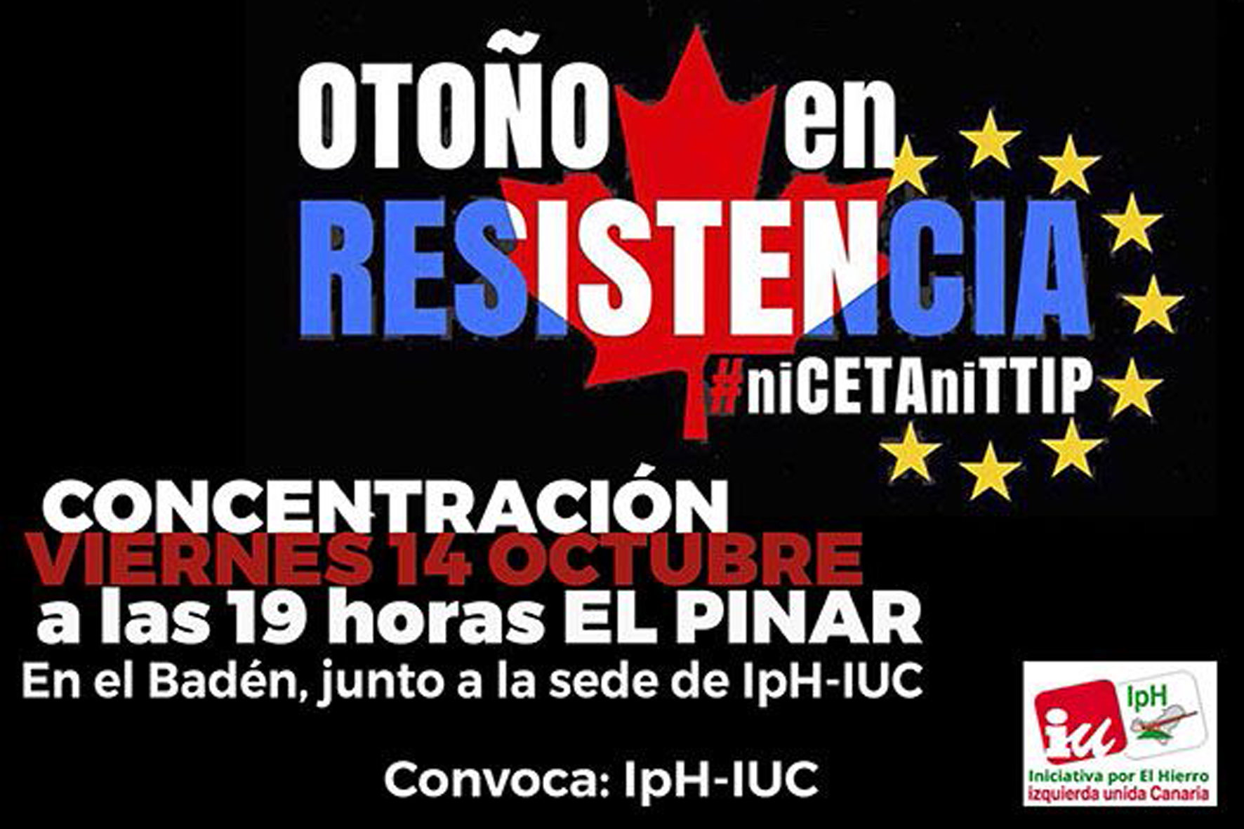 IpH-IUC llama a la manifestación en contra del Tratado Transatlántico de Comercio e Inversiones ''No Al TTIP’’