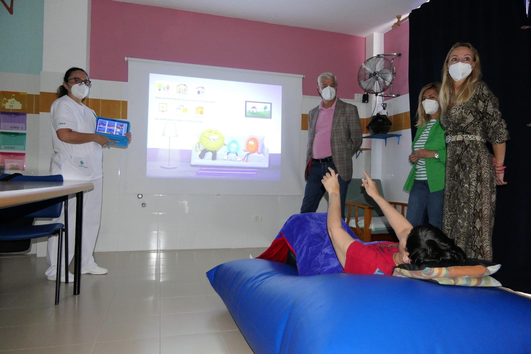 El Centro de Día Discapacitados Ezeró cuenta con una nueva sala de estimulación sensorial