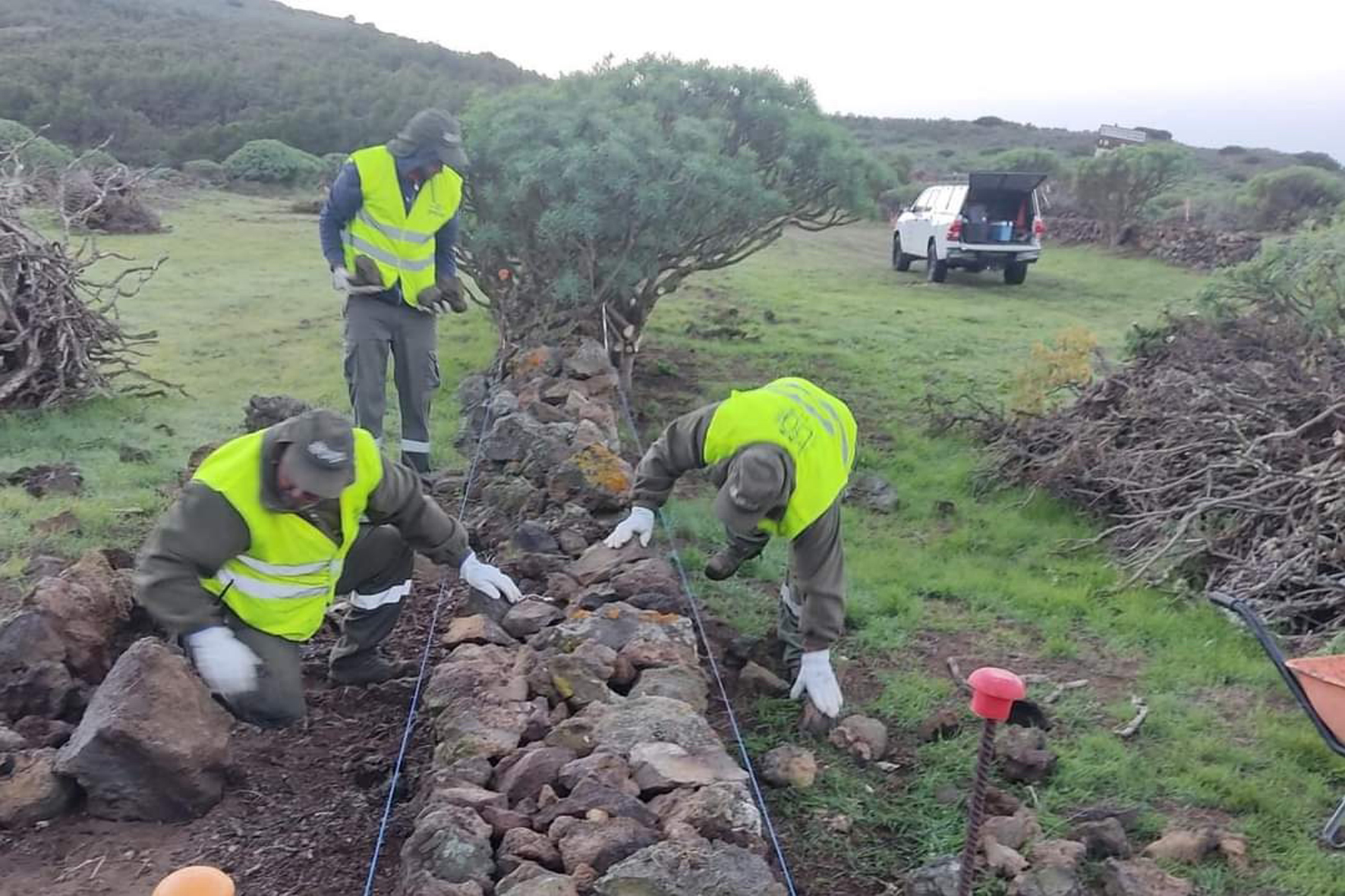 Medio Ambiente realiza obras de acondicionamiento del “Camino de la Virgen”