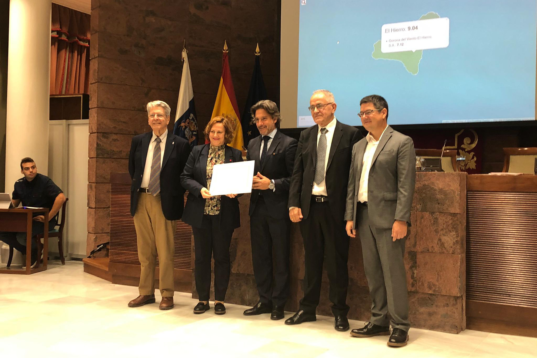 Cabildo de El Hierro y Ayuntamiento de La Frontera reciben el “Premio de Excelencia a la Trasparencia Digital en Canarias”