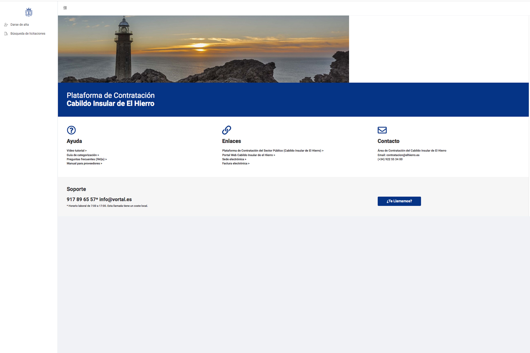 El Cabildo de El Hierro pone en marcha su propia plataforma de contratación pública