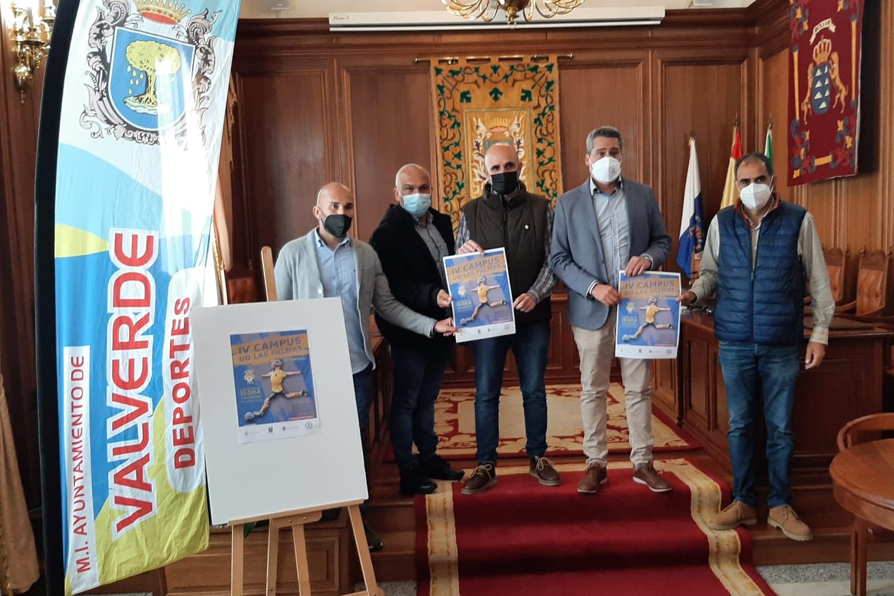 Valverde presenta el IV Campus de la UD Las Palmas en El Hierro