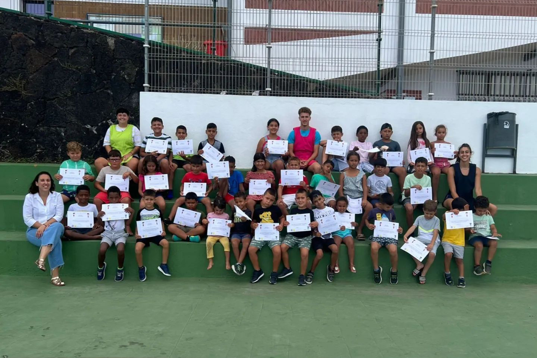 40 niños y niñas han participado el campamento “Colonias Urbanas” organizado por el Ayuntamiento de La Frontera